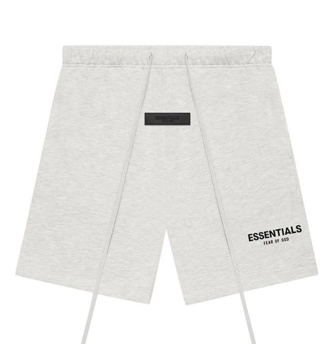Size XL Essentials FOG Sweat Shorts “Light Oatmeal”