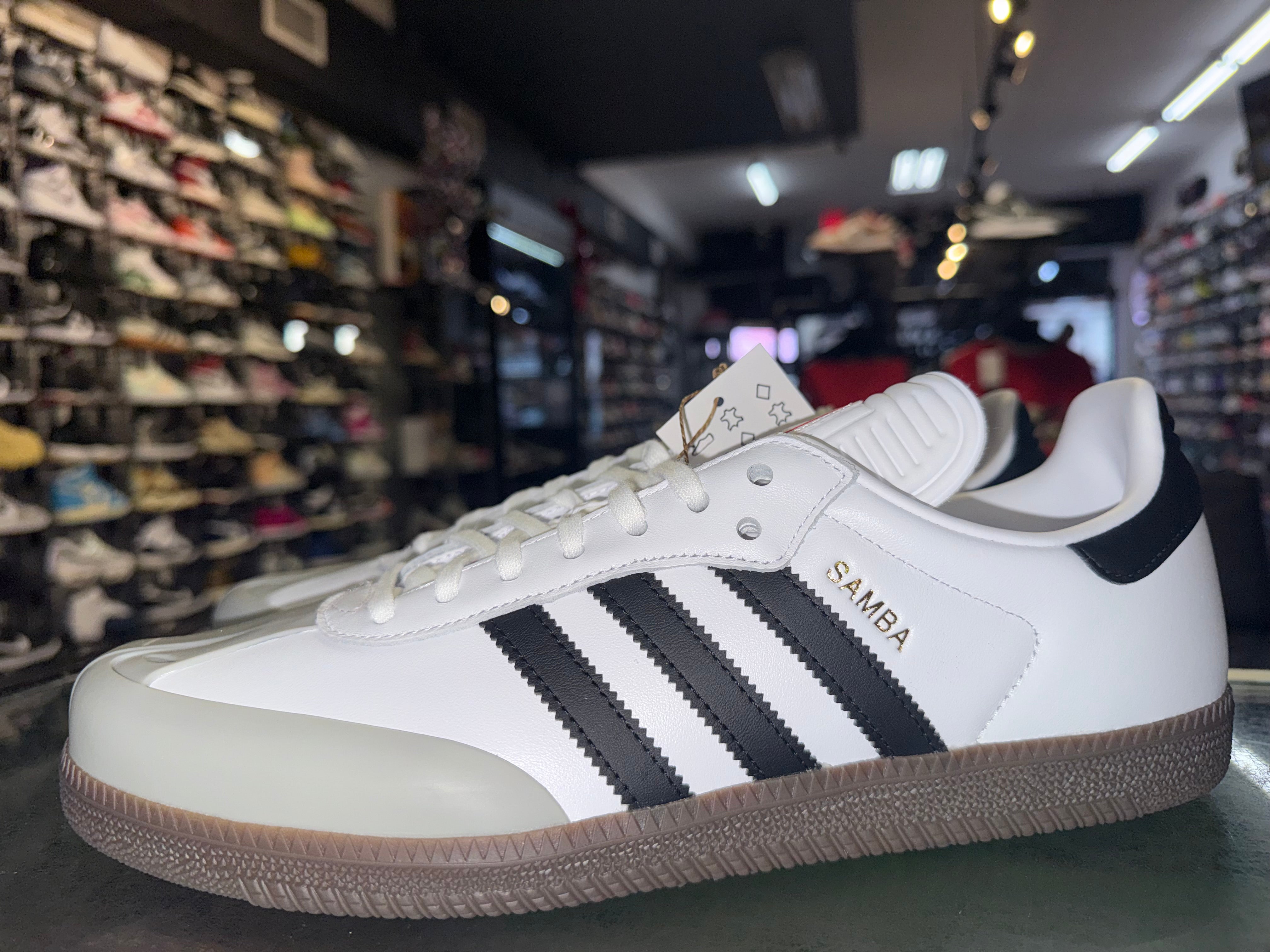 Size 11.5 Bape x Adidas Samba “White Black Gum” Brand New