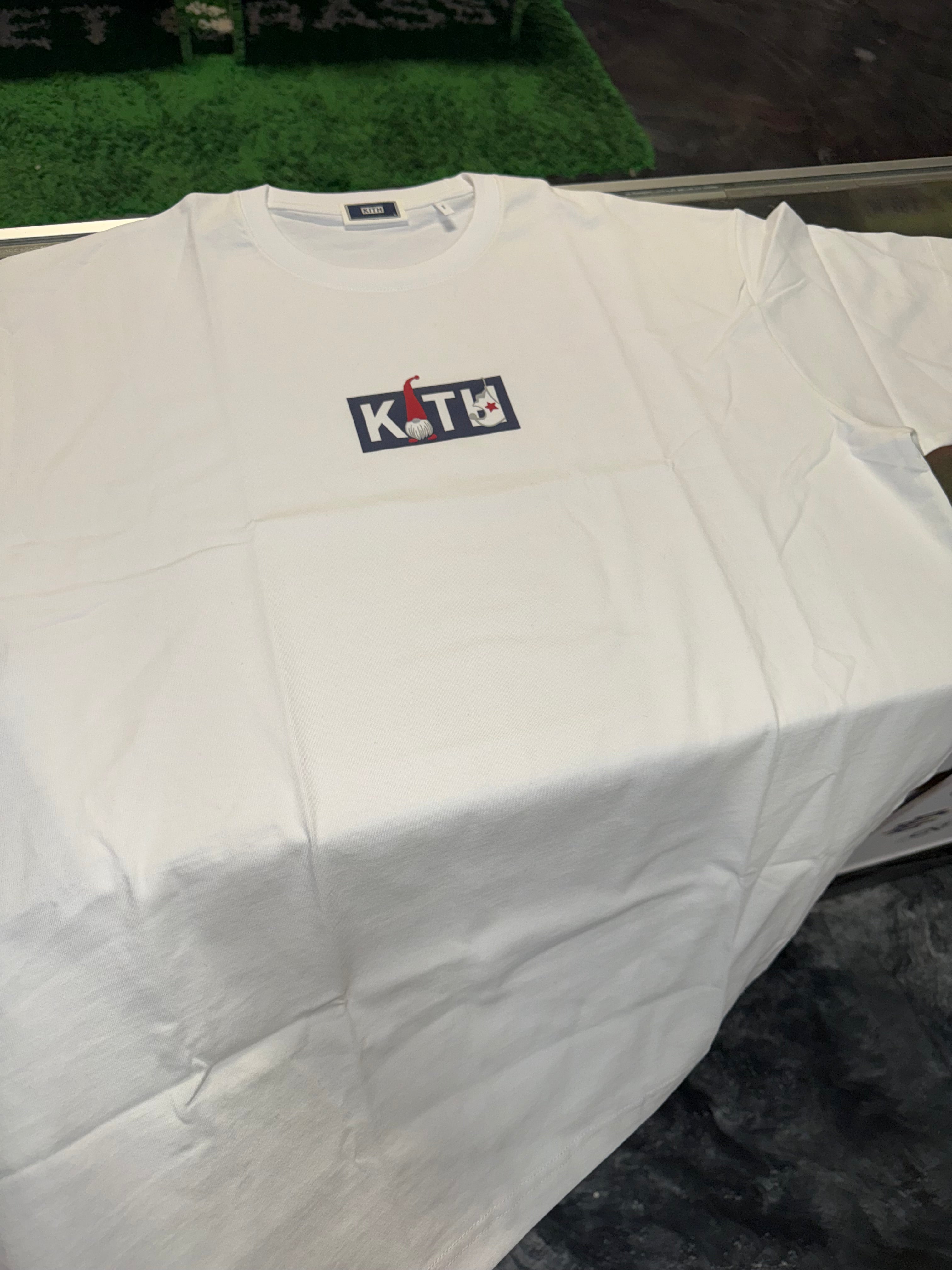Size L Kith Stocking Bogo Tee “White” Brand New
