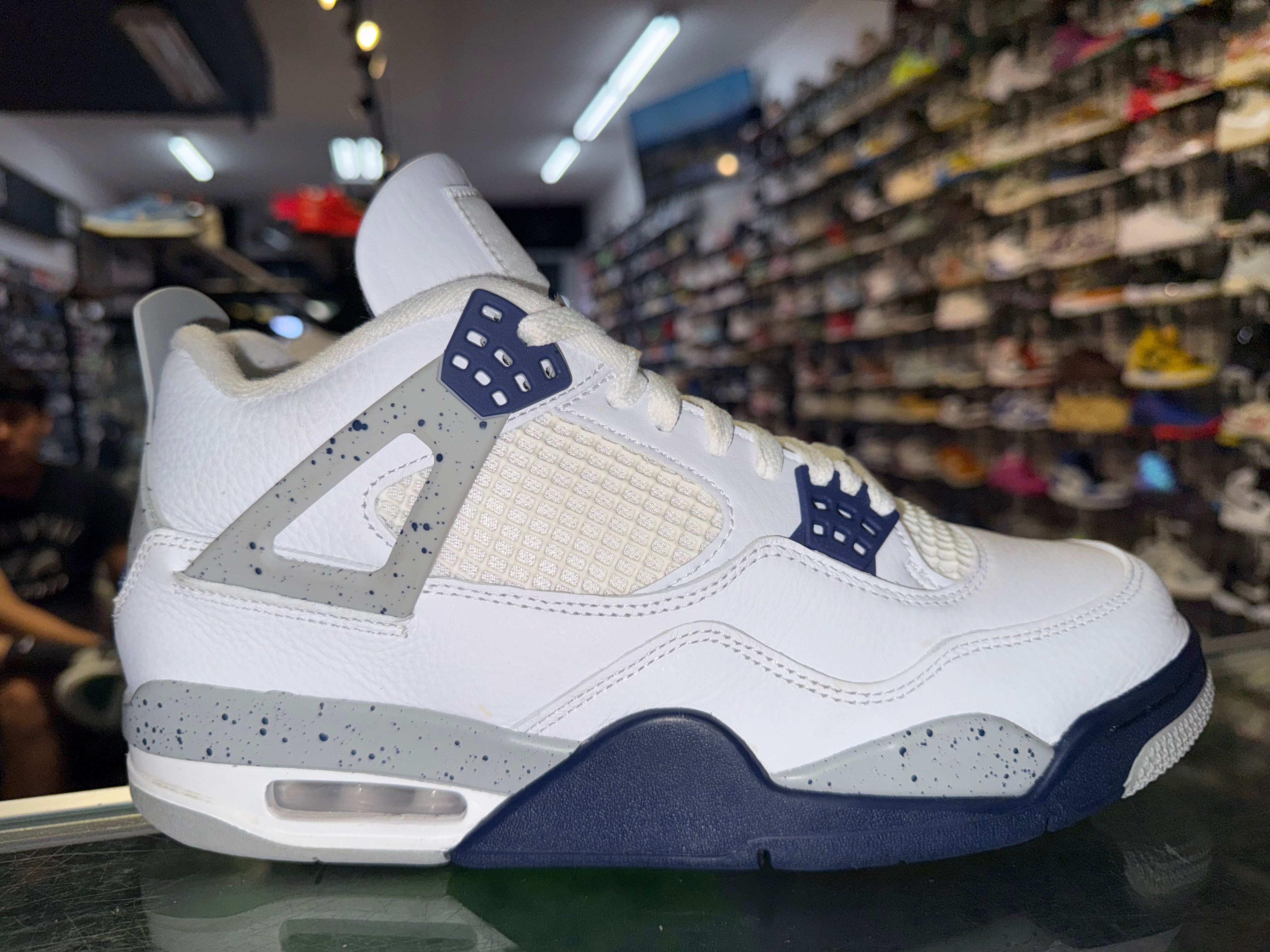 Size 10 Air Jordan 4 "Midnight Navy"