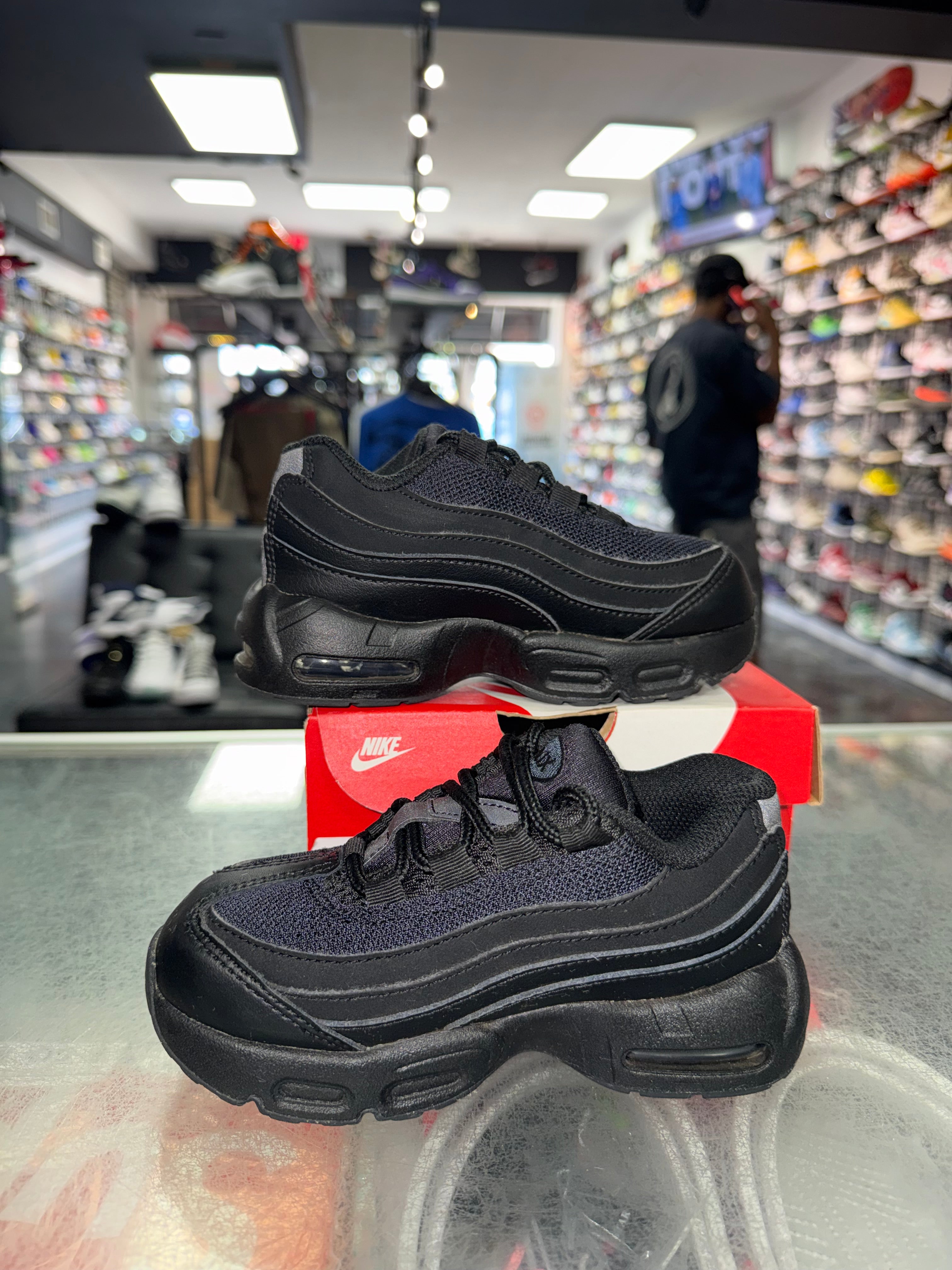 Size 10c Air Max 95 Recraft "Black" (TD)