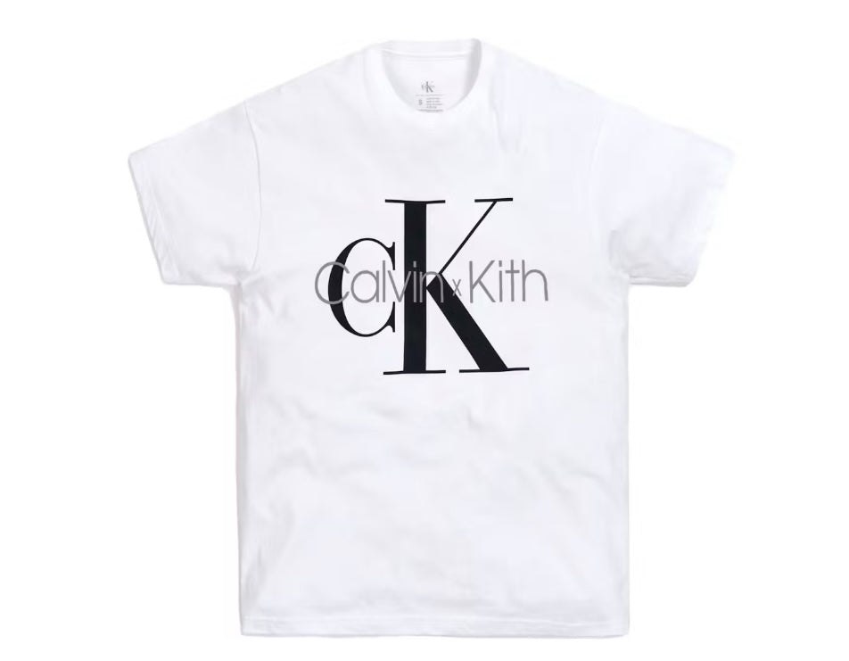 Size S (Fits M) Kith For Calvin Klein Tee “White”