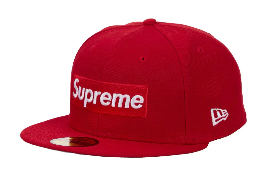 Size 7 1/2 Supreme Championship Box Logo Fitted Hat “Red” Brand New