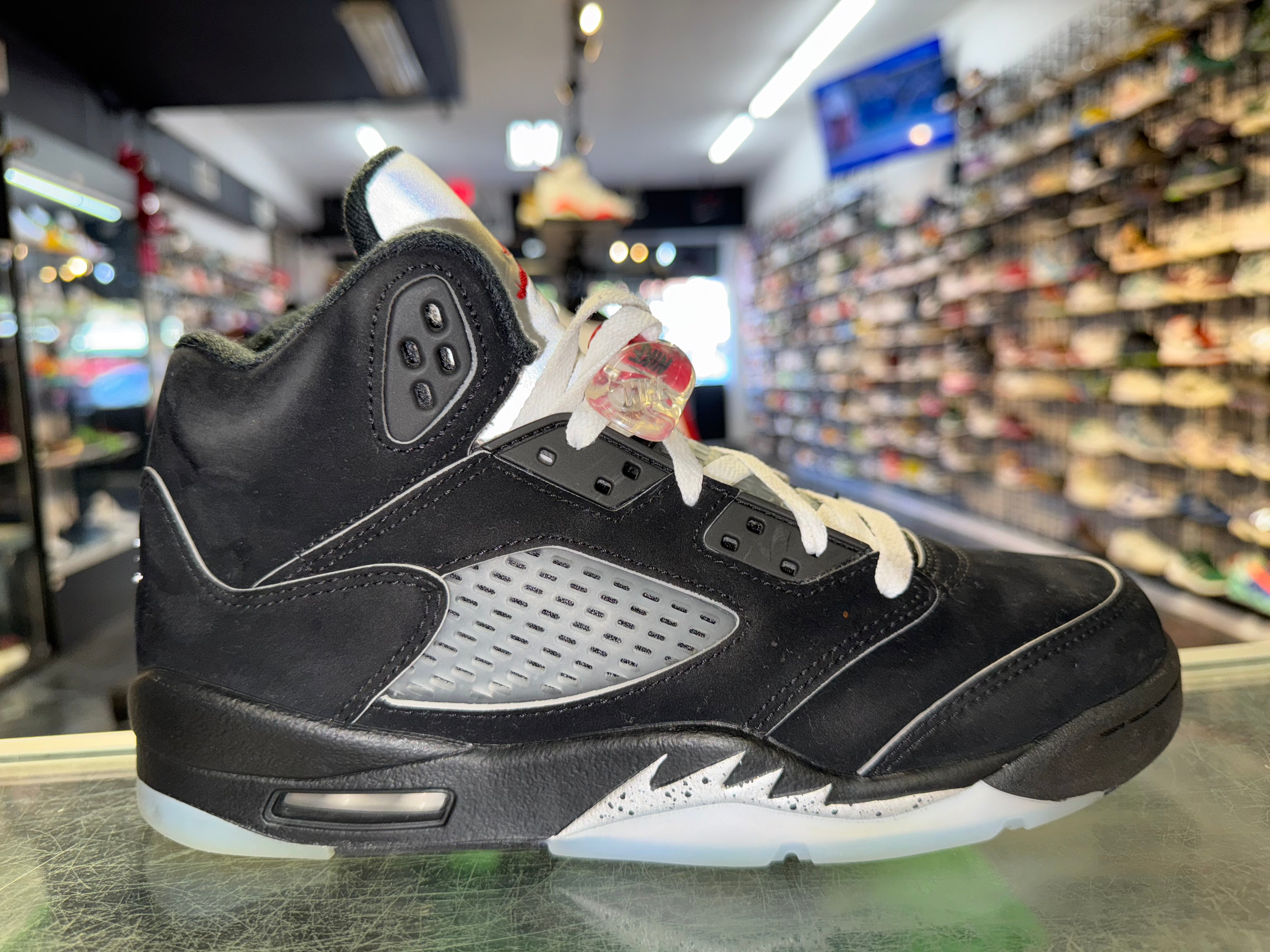 Size 6y Air Jordan 5 "Black Metallic Reimagined"