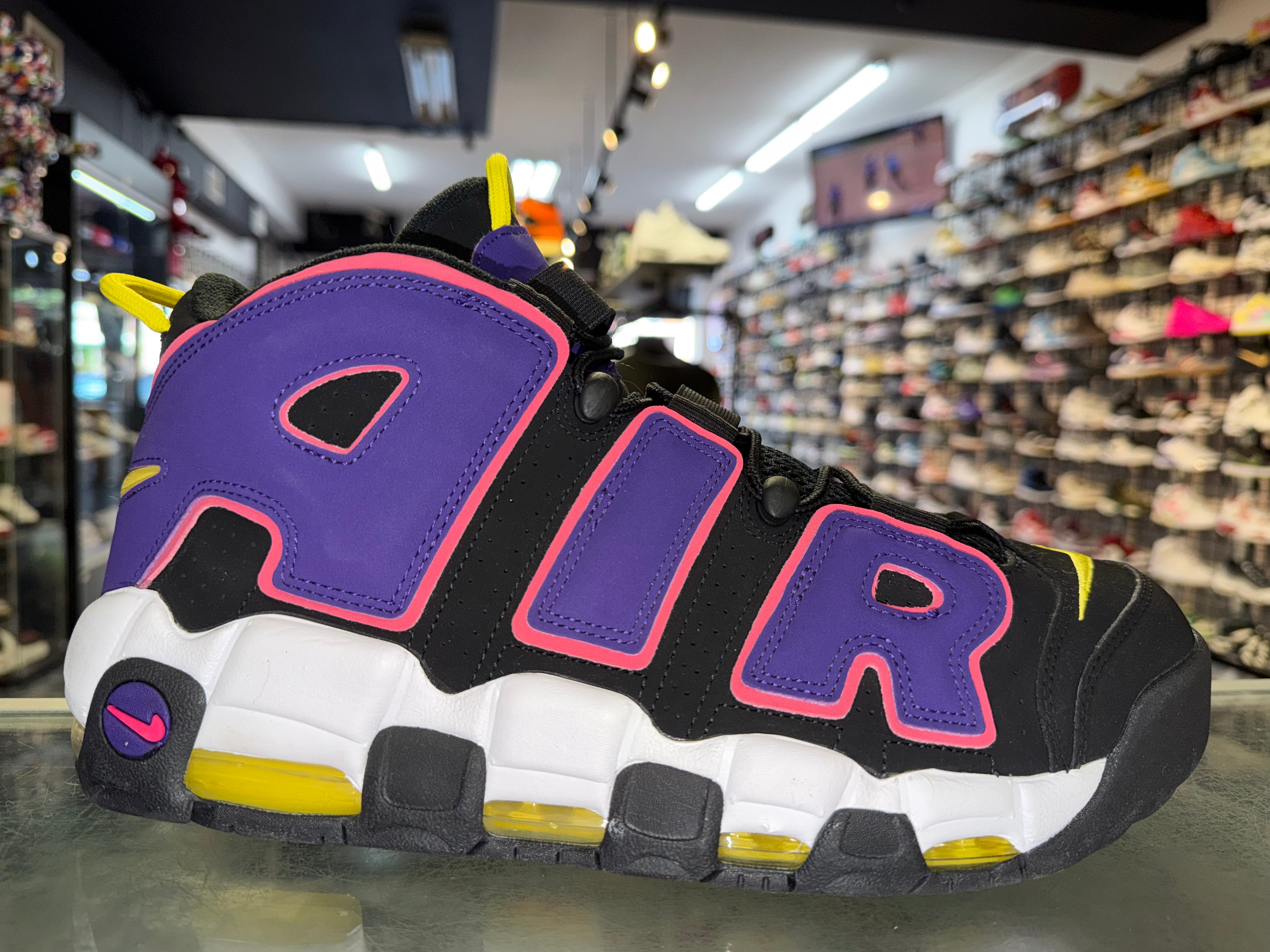 Size 13 Air More Uptempo "Black Court Purple" Worn 1x