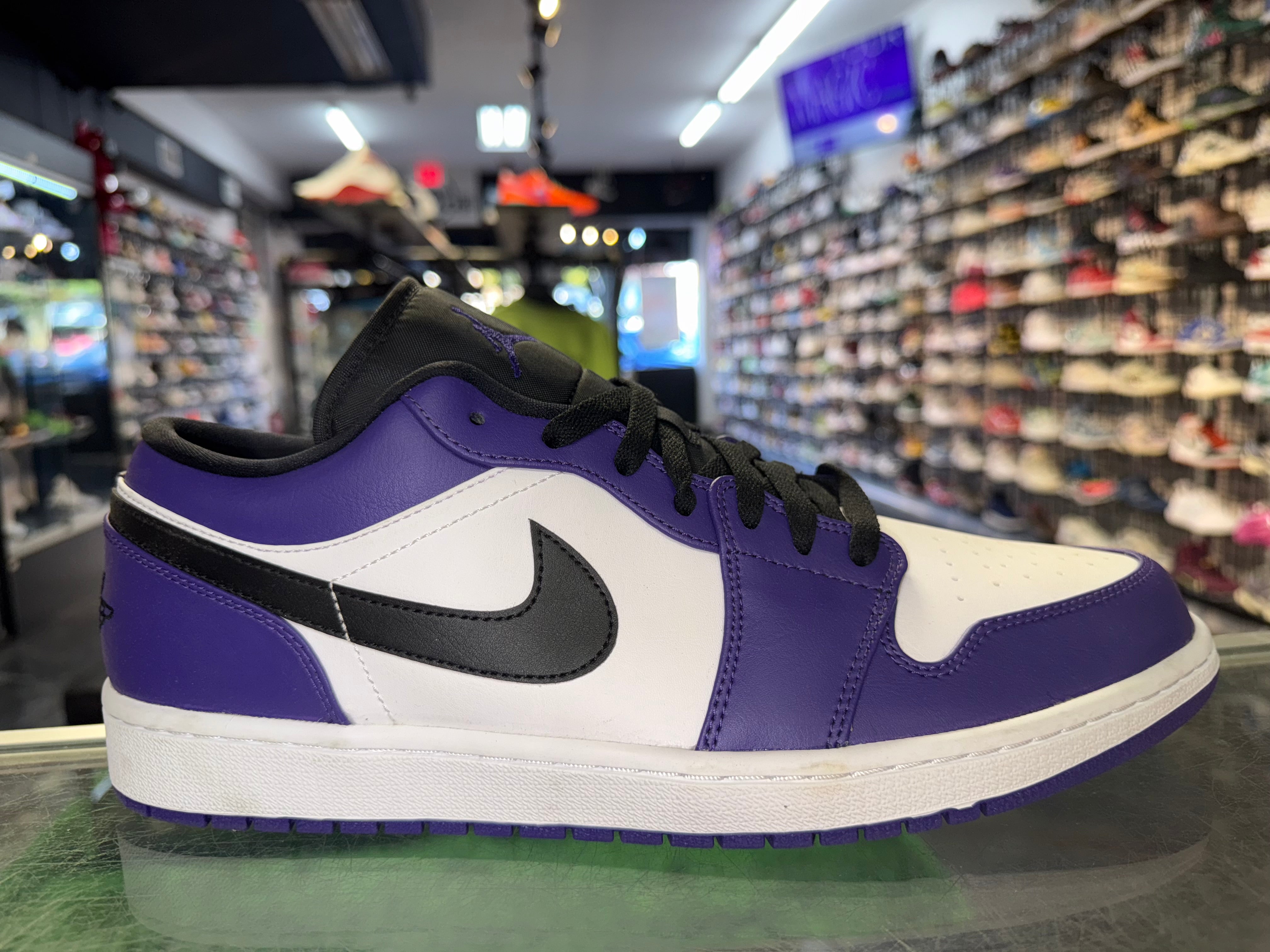 Size 13 Air Jordan 1 Low "Court Purple" Brand New