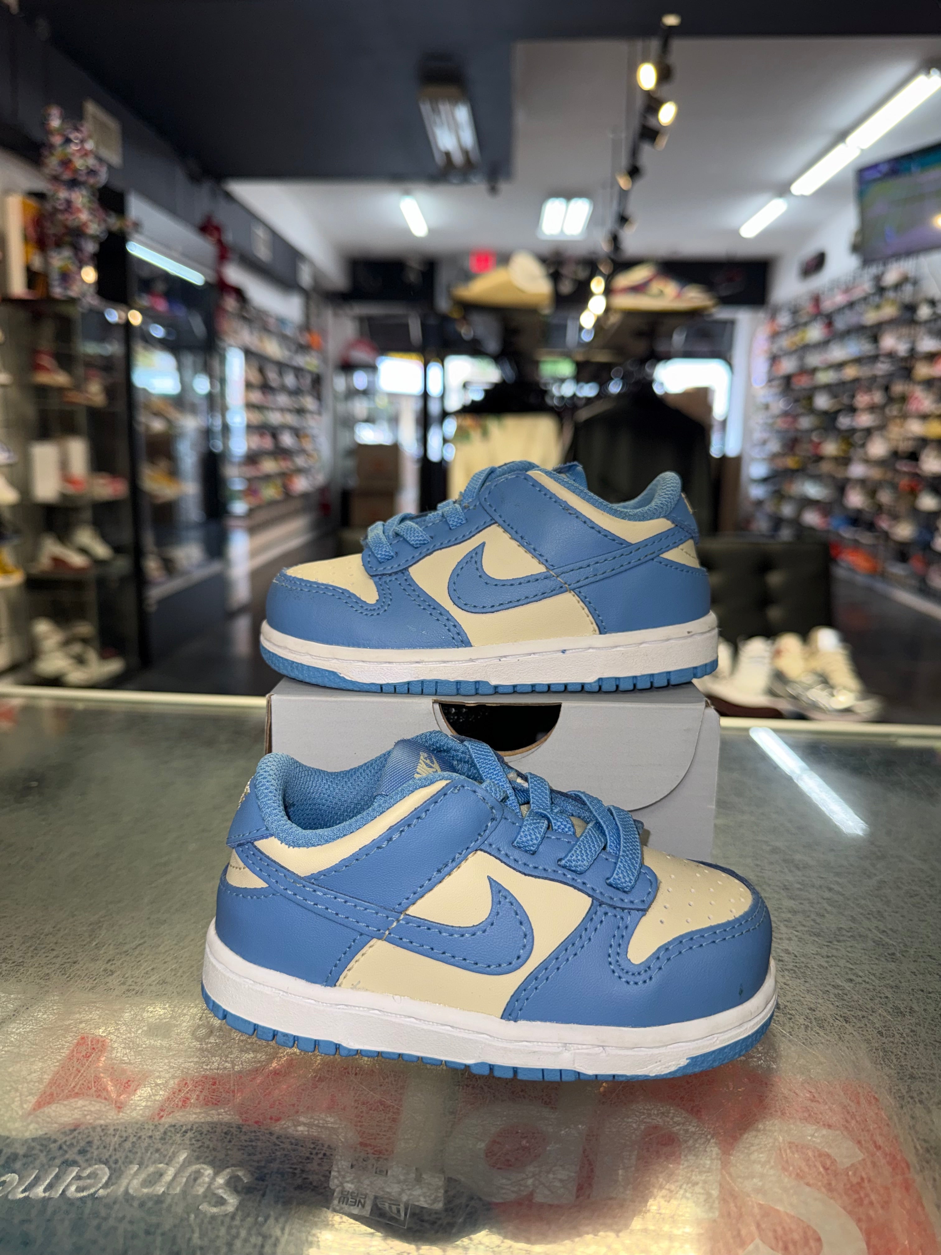 Size 7c Dunk Low "UNC" (TD)