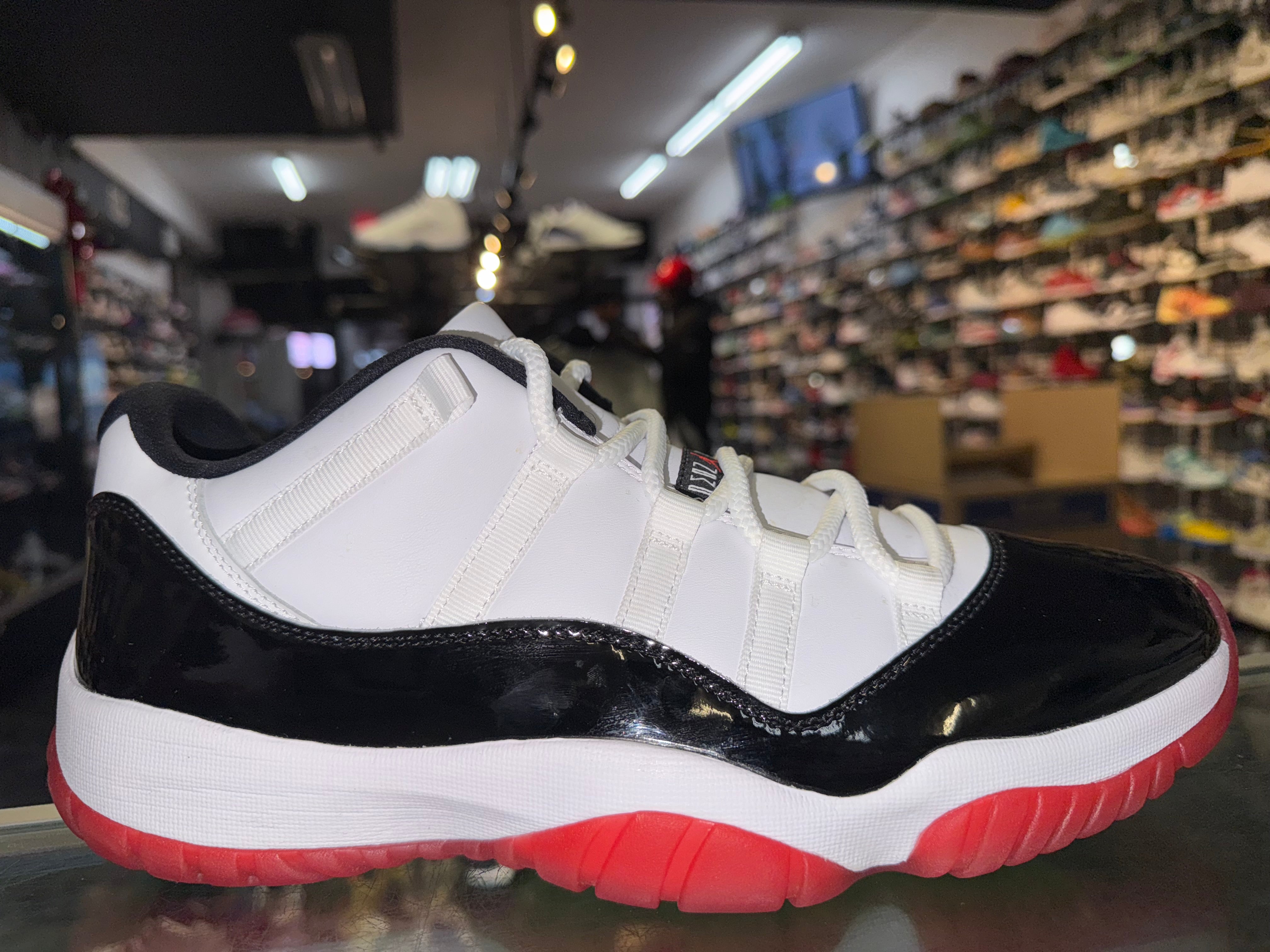 Size 11.5 Air Jordan 11 Low "Concord Bred"