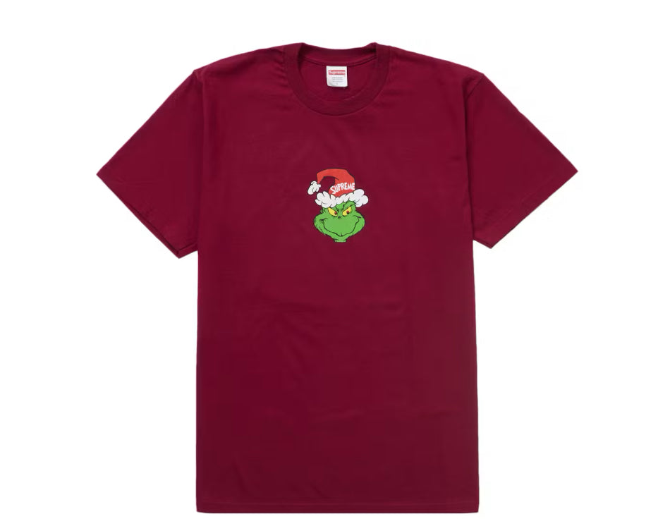 Size XL Supreme Grinch Tee “Cardinal” Brand New