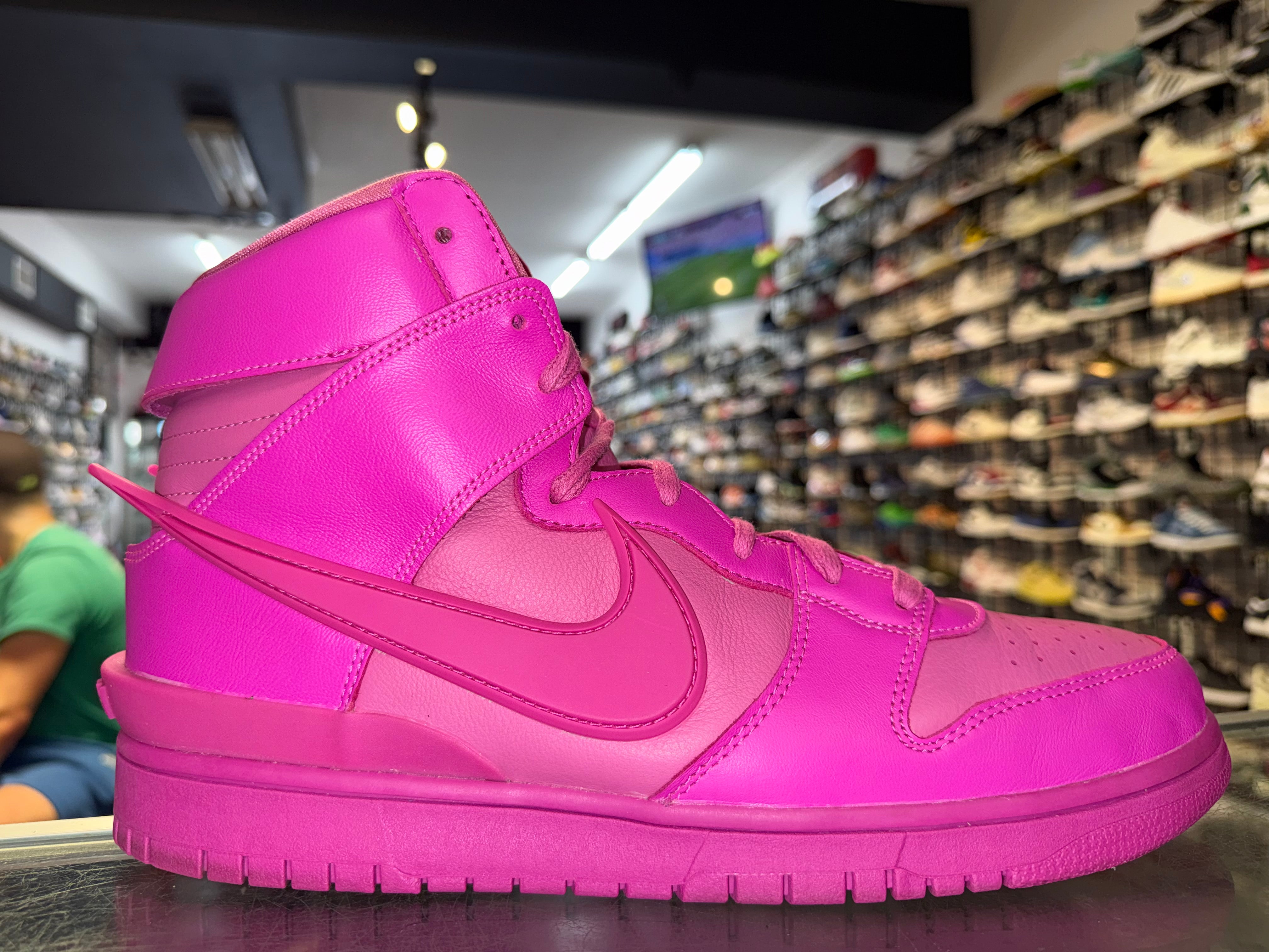 Size 12 Dunk High AMBUSH "Active Fuchsia"
