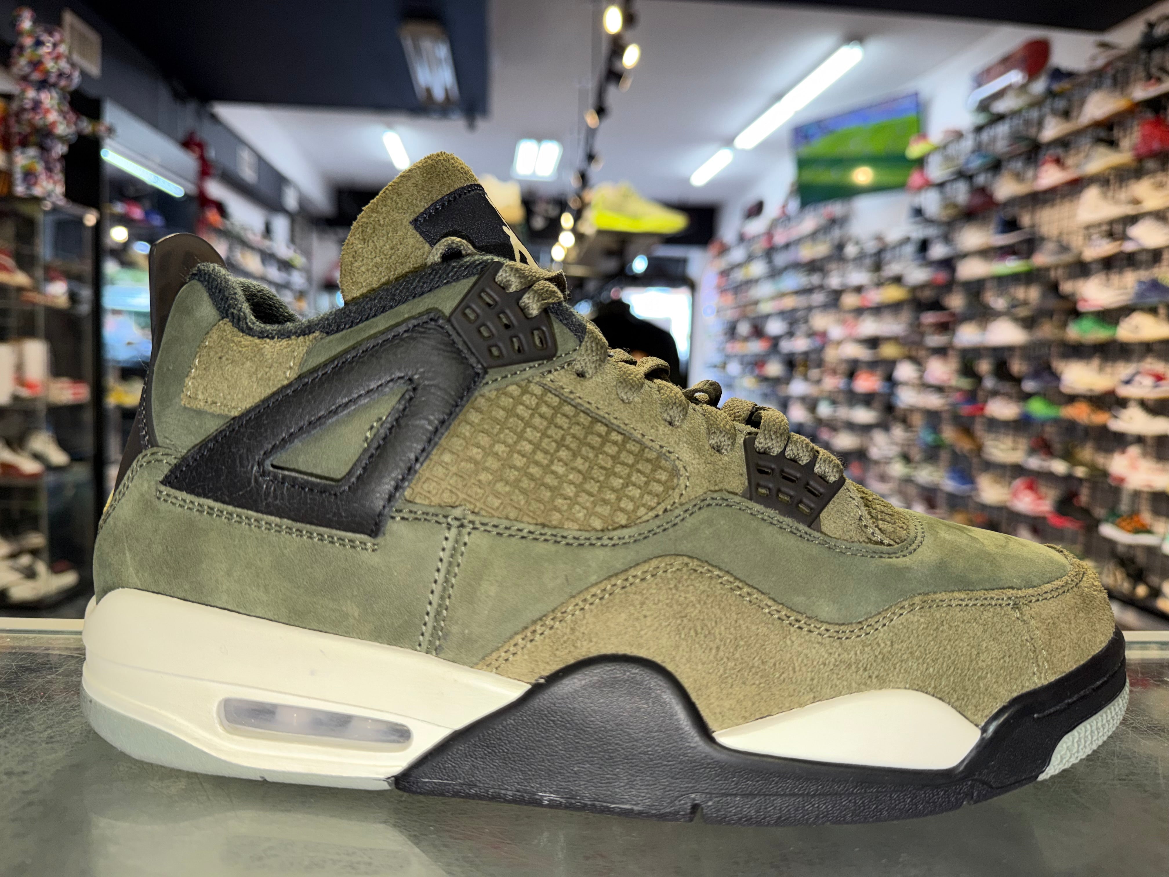 Size 10 Air Jordan 4 Craft "Medium Olive"
