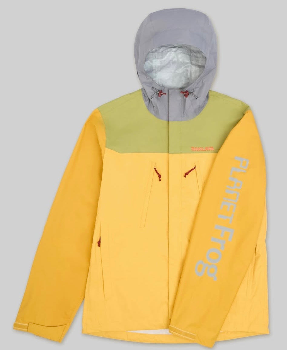 Size XXL Action Bronson Baklava Planet Frog Rain Jacket "Green Yellow" Brand New