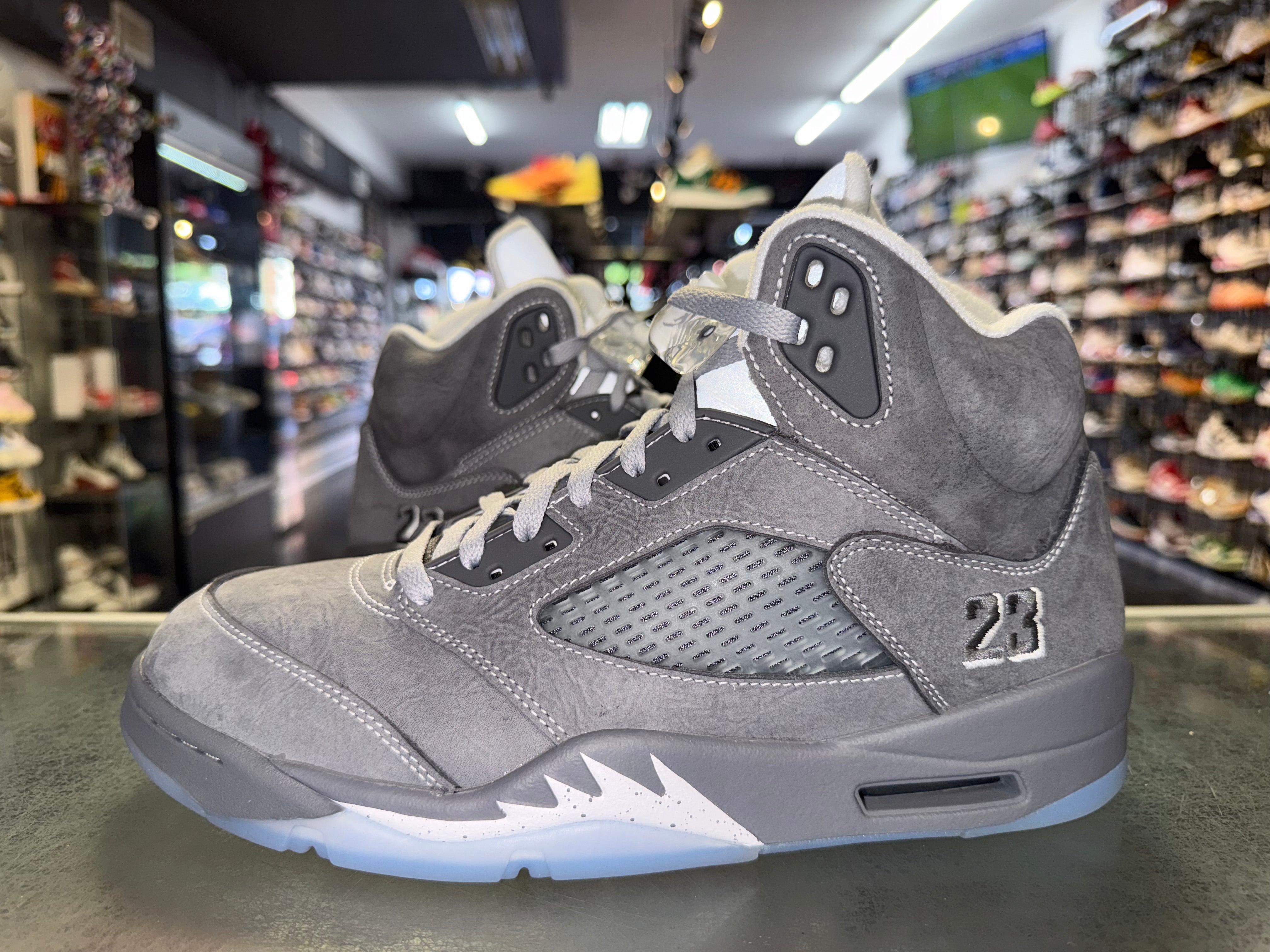 Size 9.5 Air Jordan 5 "Wolf Grey"
