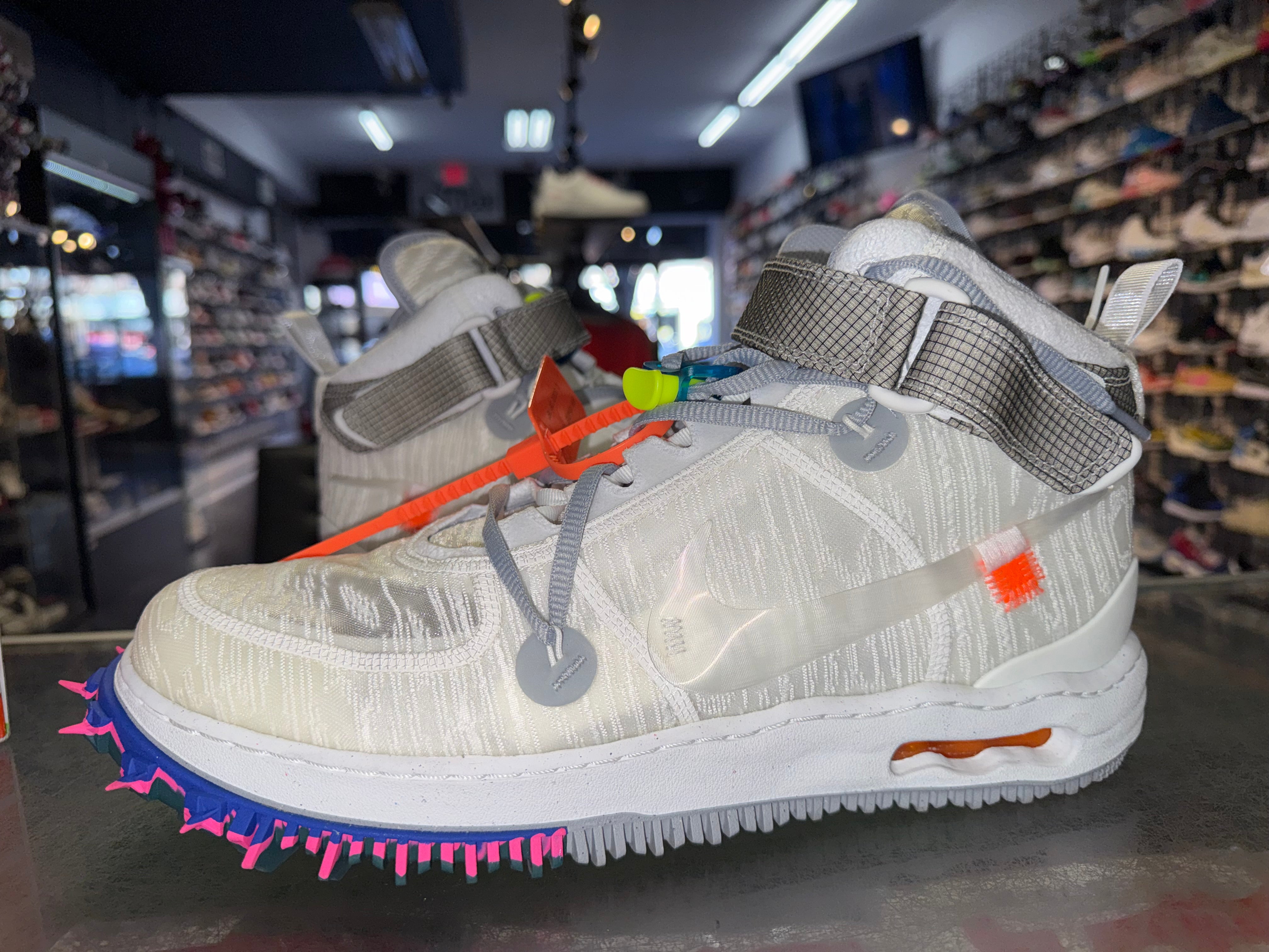Size 13 Air Force 1 Mid Off White "White"
