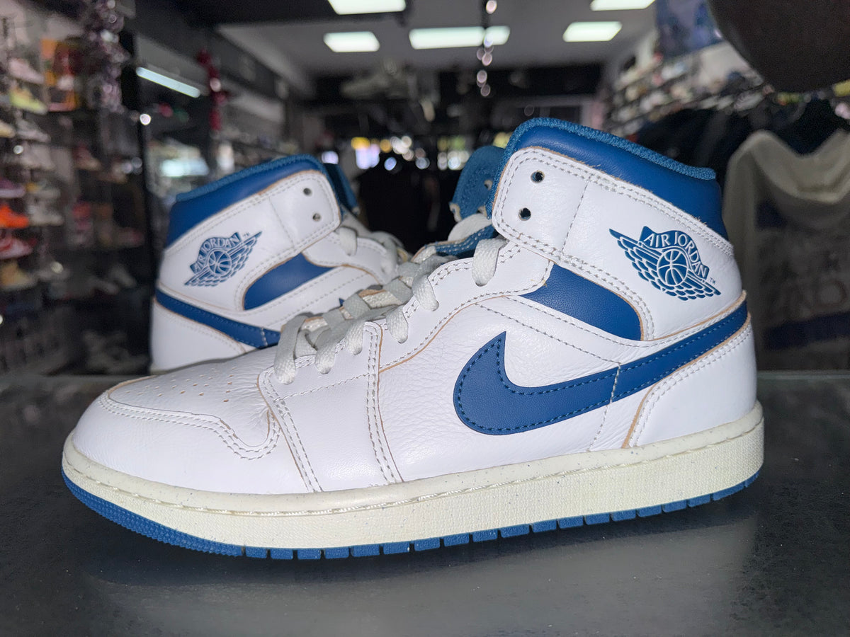 Size 9 Air Jordan 1 Mid “Industrial Blue”