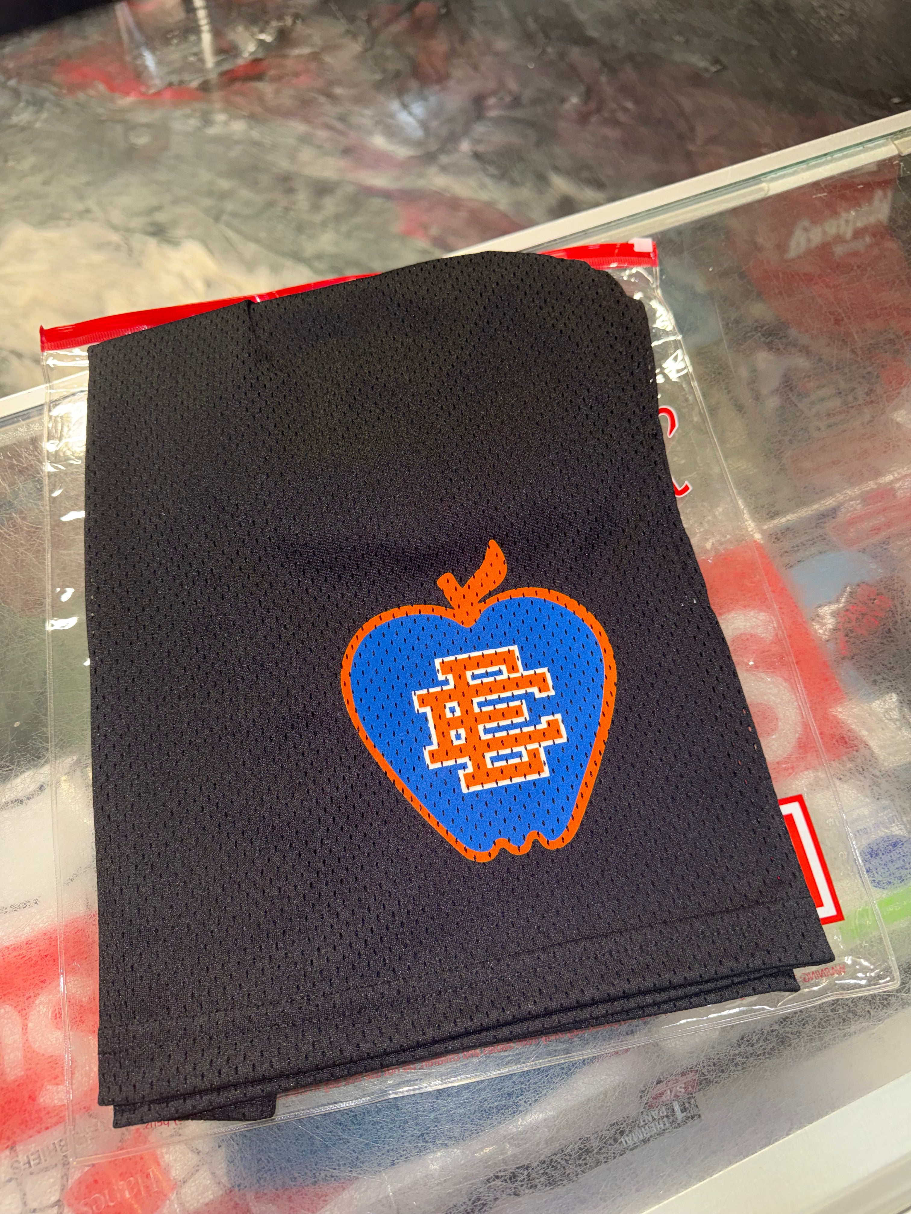 Size M Eric Emanuel EE Shorts “Apple Blue/Orange” Brand New