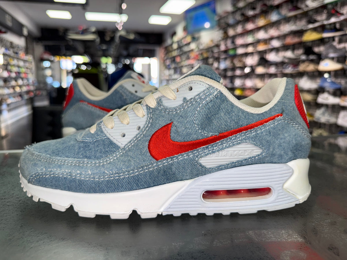 Size 9 Air Max 90 “Denim Light Wash”