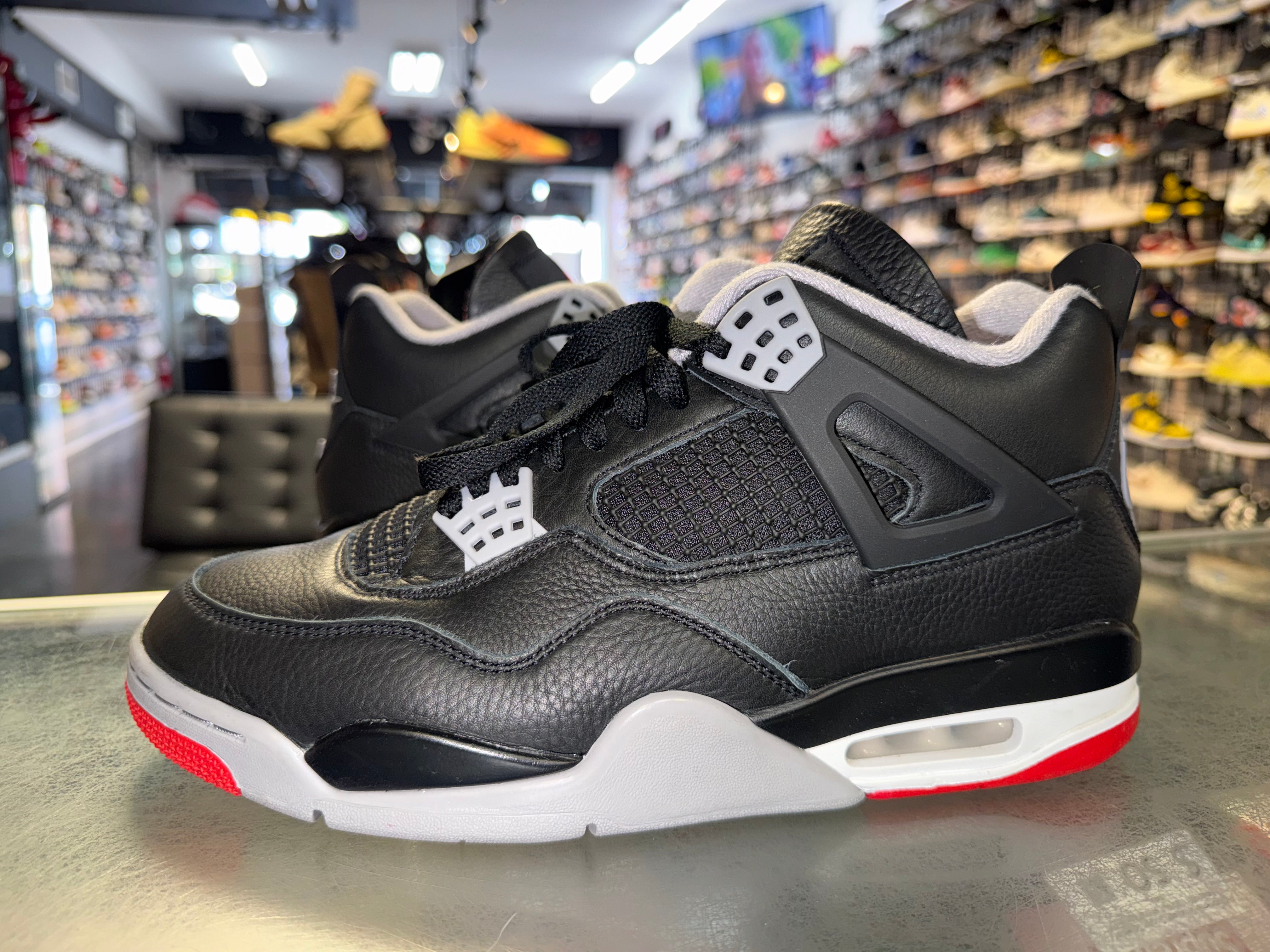 Size 10 Air Jordan 4 "Bred Reimagined"