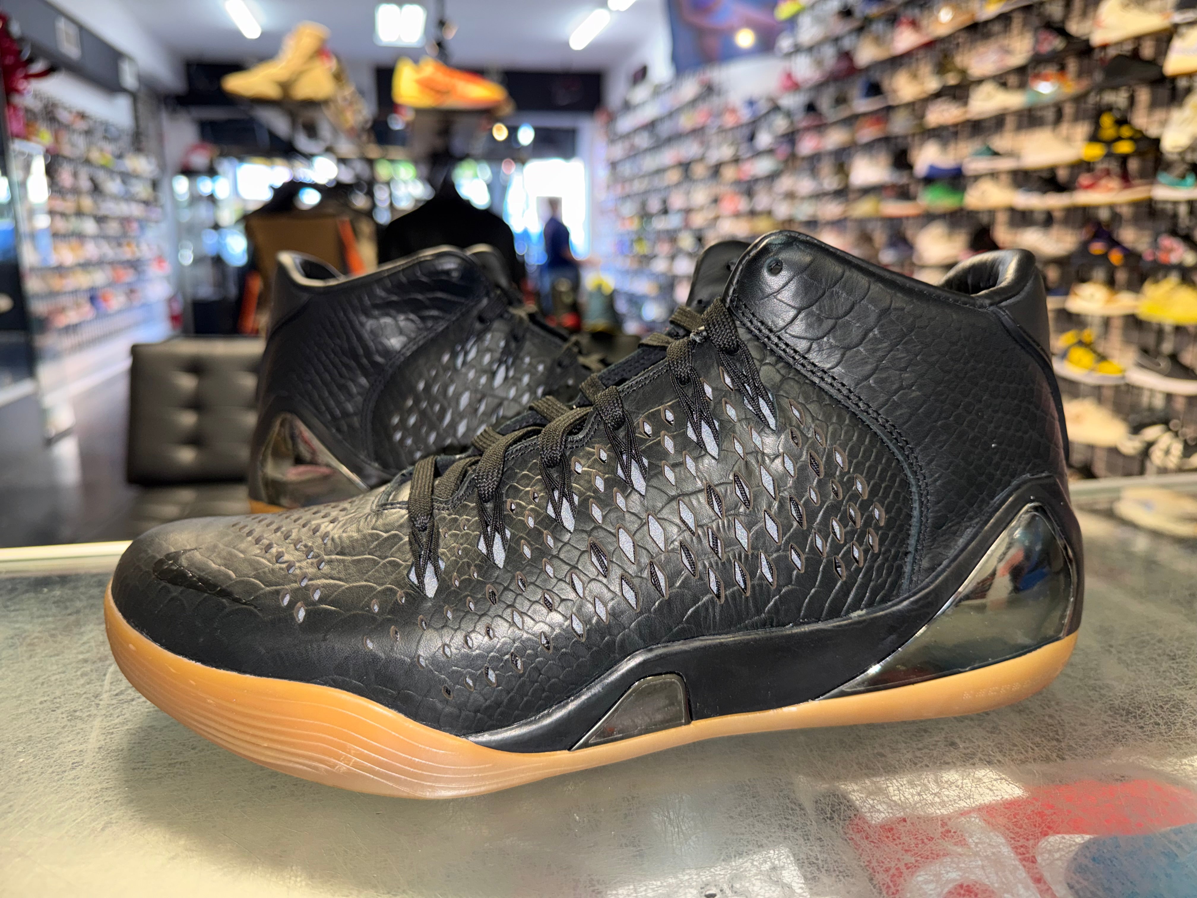 Size 11 Kobe 9 EXT Mid “Black Mamba”