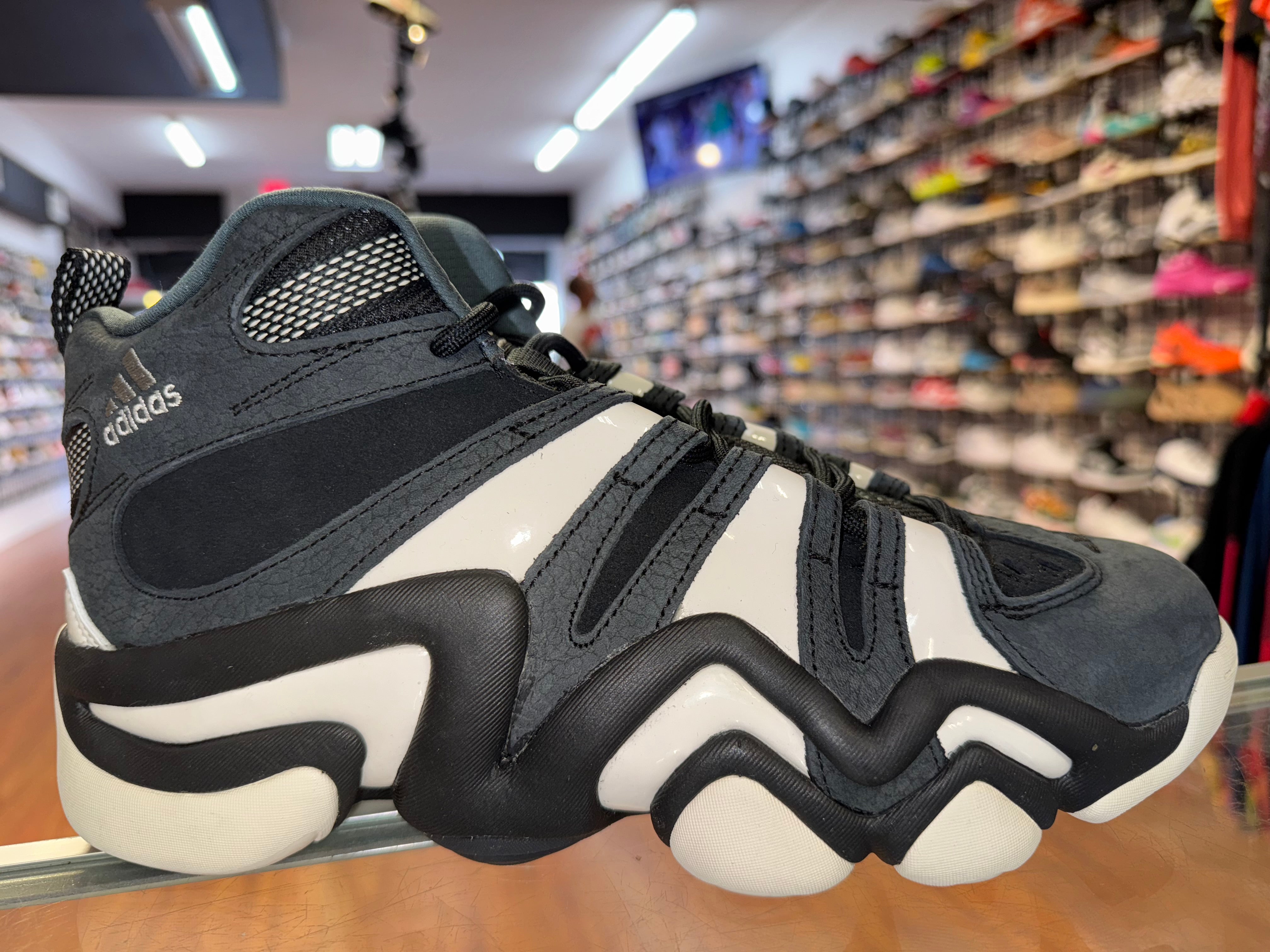 Size 10 Adidas Crazy 8 "Black White" Brand New