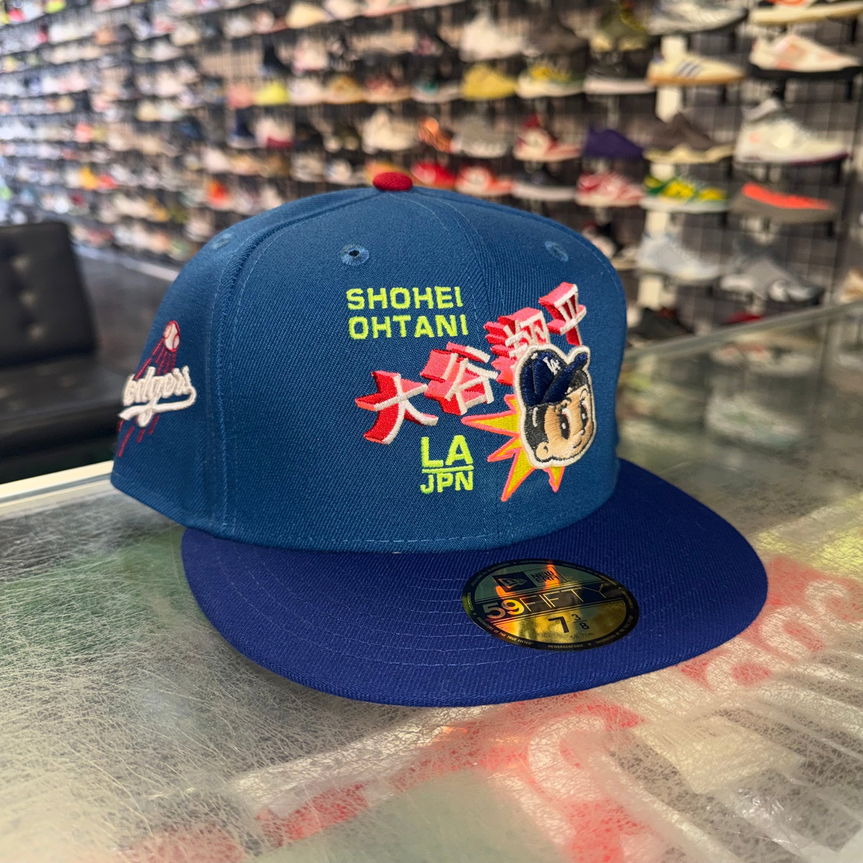 Size 7 3/8 New Era Fitted Hat “Dodgers Shohei Blue” Brand New