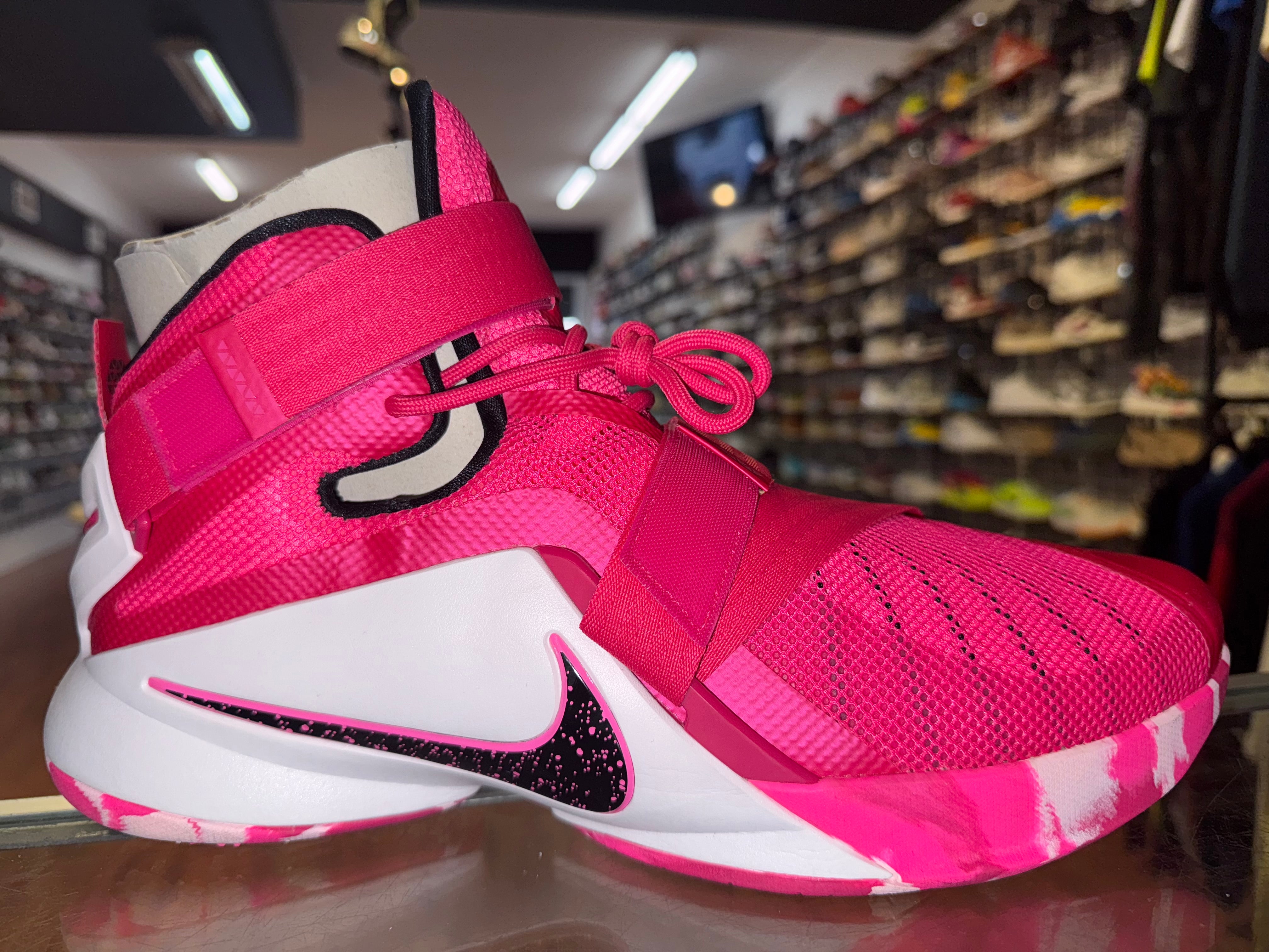 Size 14 Lebron Soldier 9 "Think Pink"