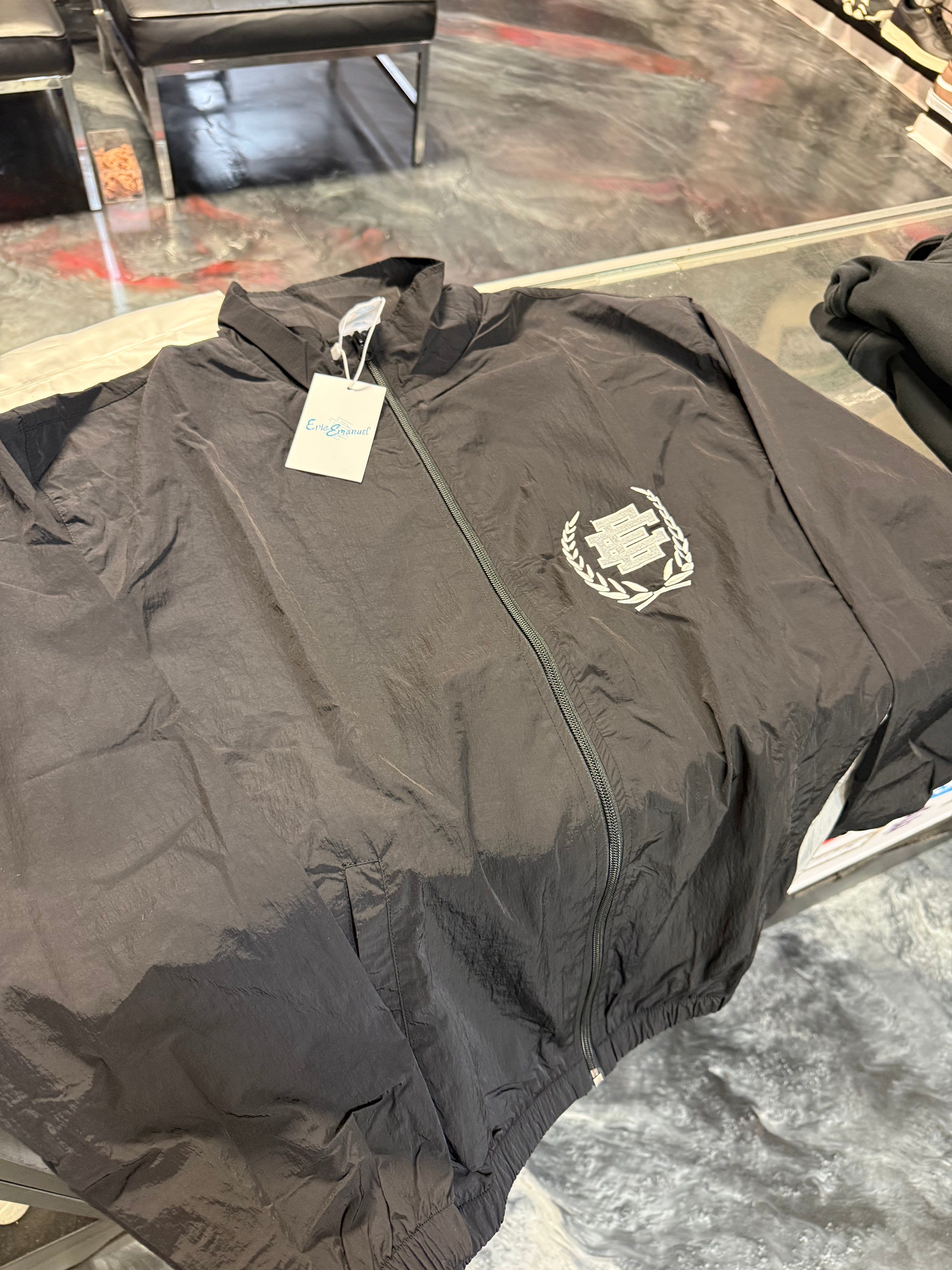 Size M Eric Emanuel EE Flight Jacket “Grey/Black” Brand New