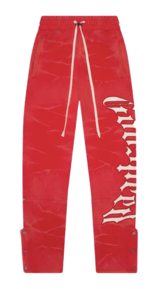Size XXL (Fits XL) Godspeed OG Logo Sweatpants “Red/White”