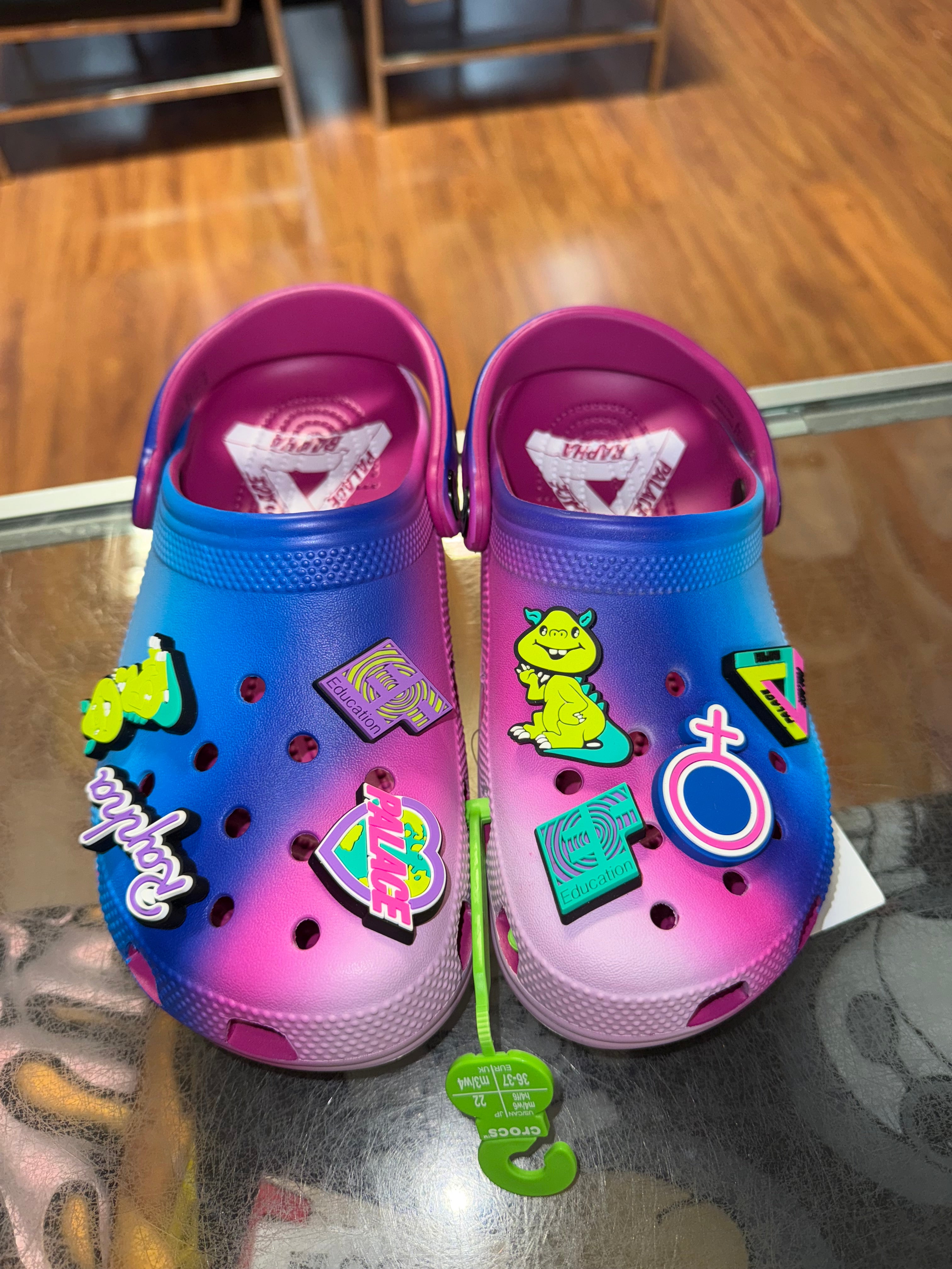 Size 4 Palace x Crocs Classic Clog “Education 1st” Brand New