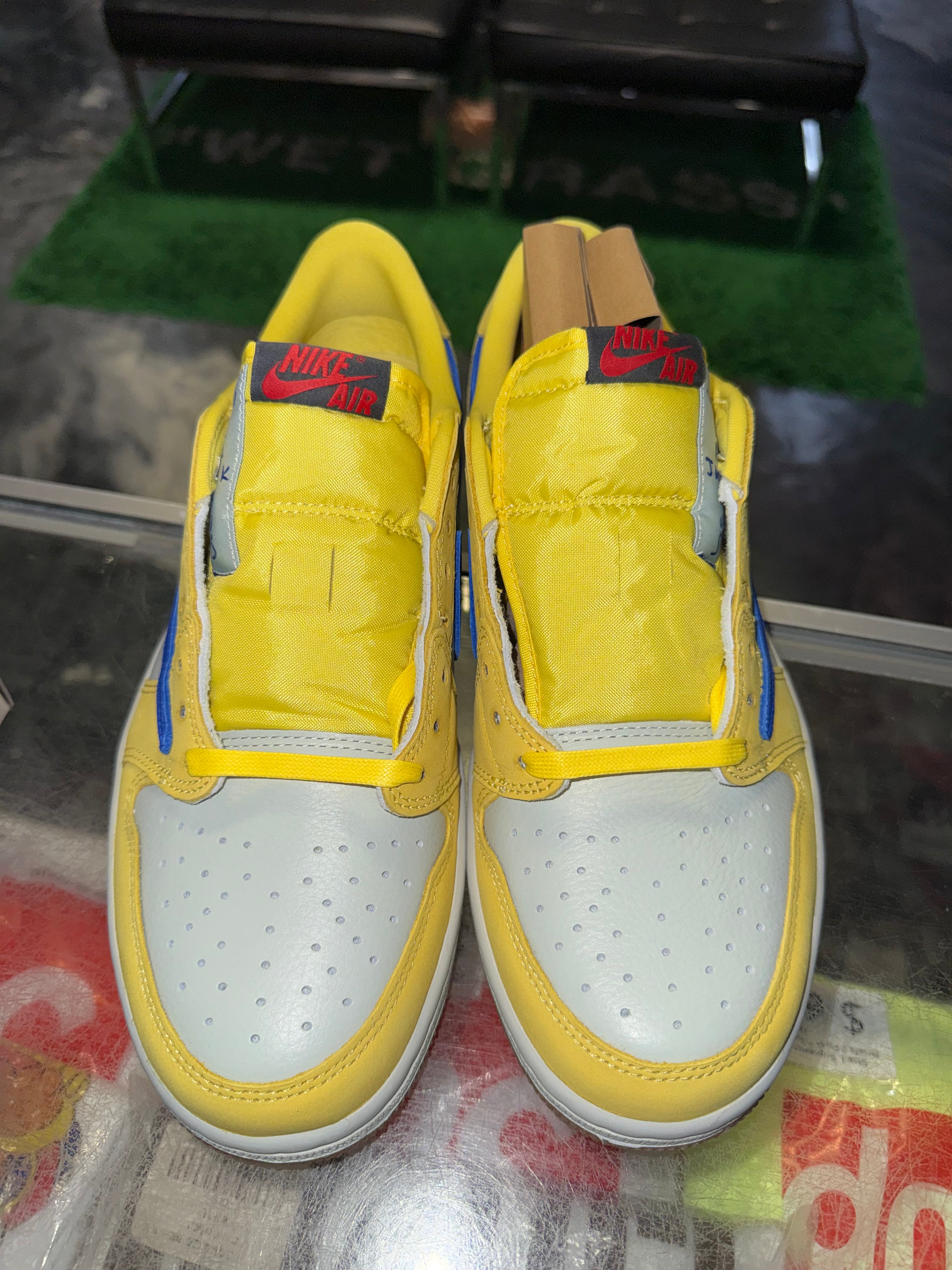 Size 13 (14.5W) Air Jordan 1 Low Travis Scott “Canary” Brand New