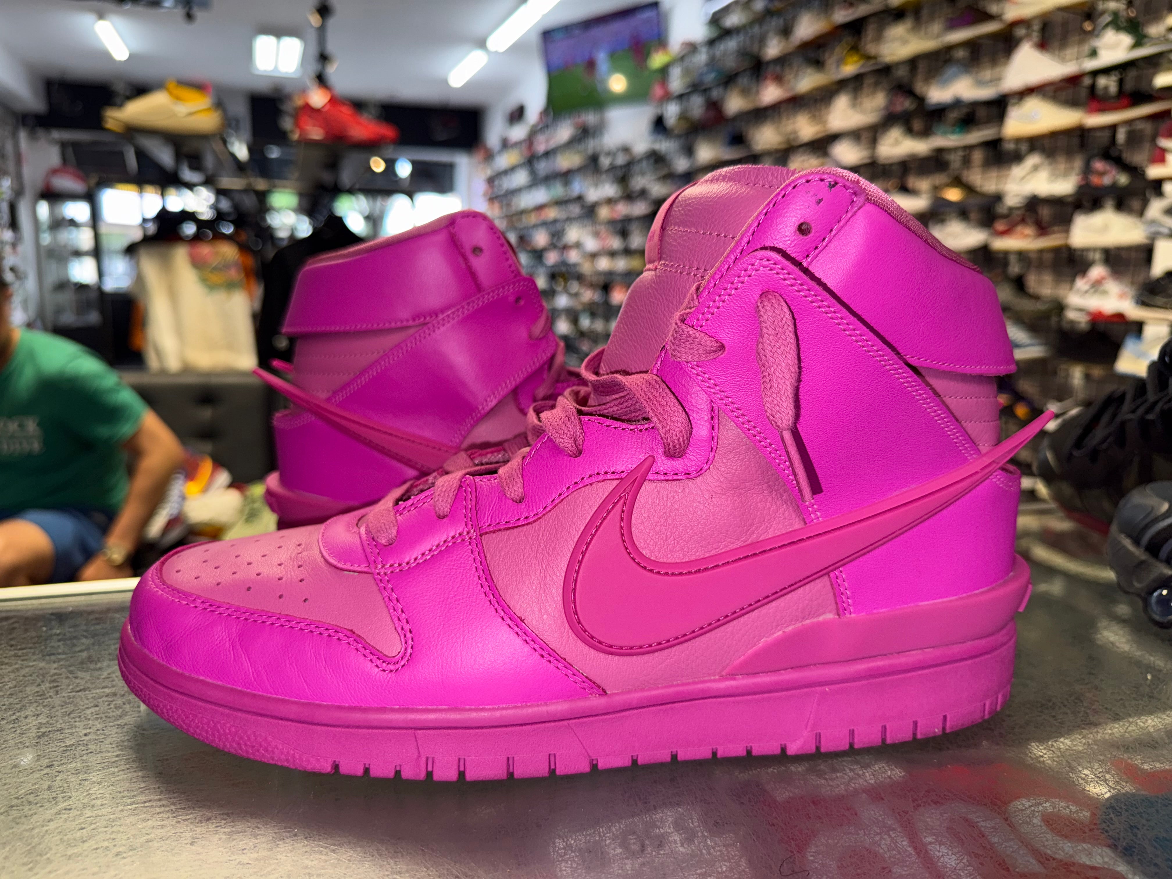 Size 12 Dunk High AMBUSH "Active Fuchsia"