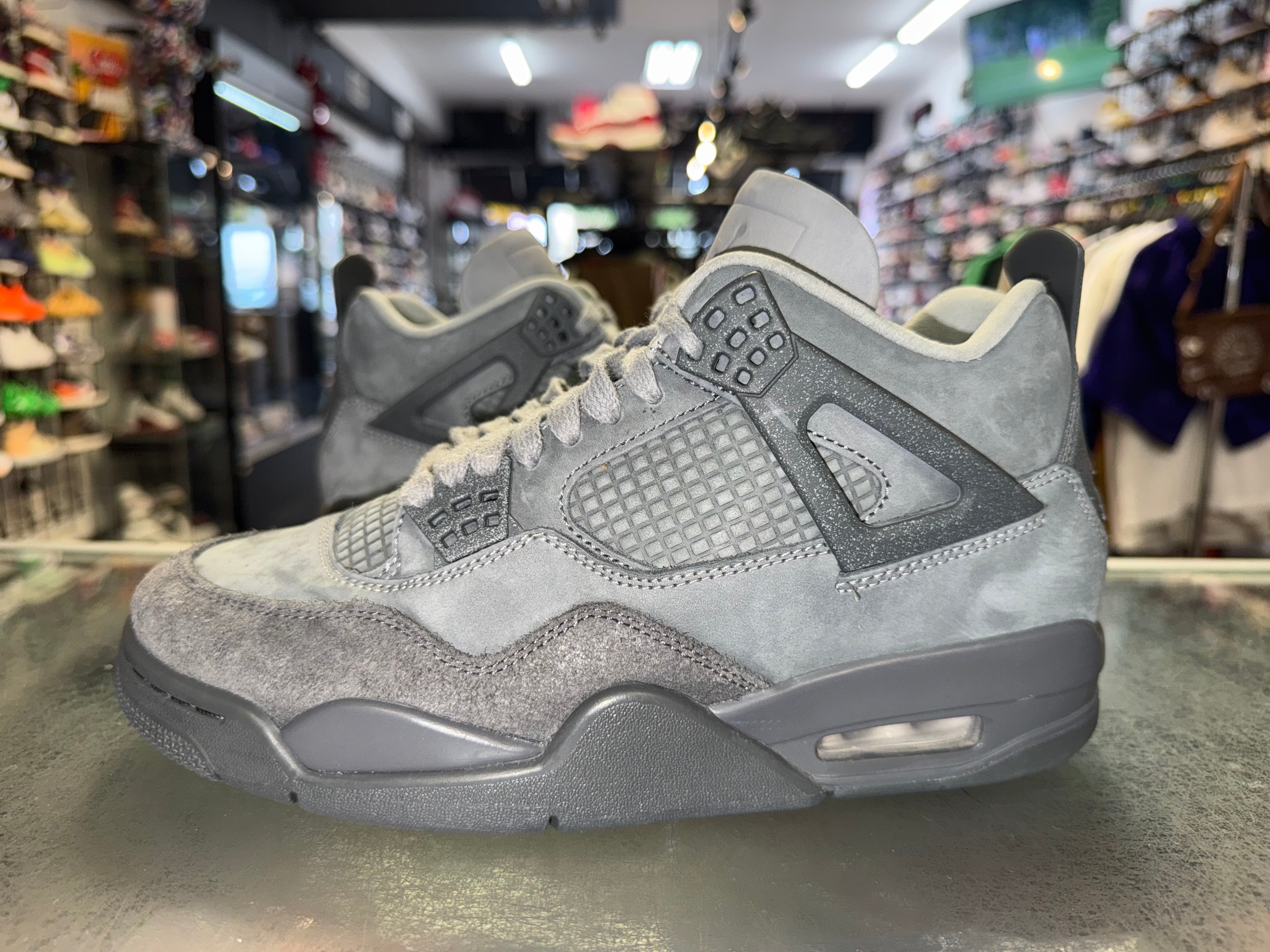 Size 7 Air Jordan 4 Paris Olympics "Wet Cement"