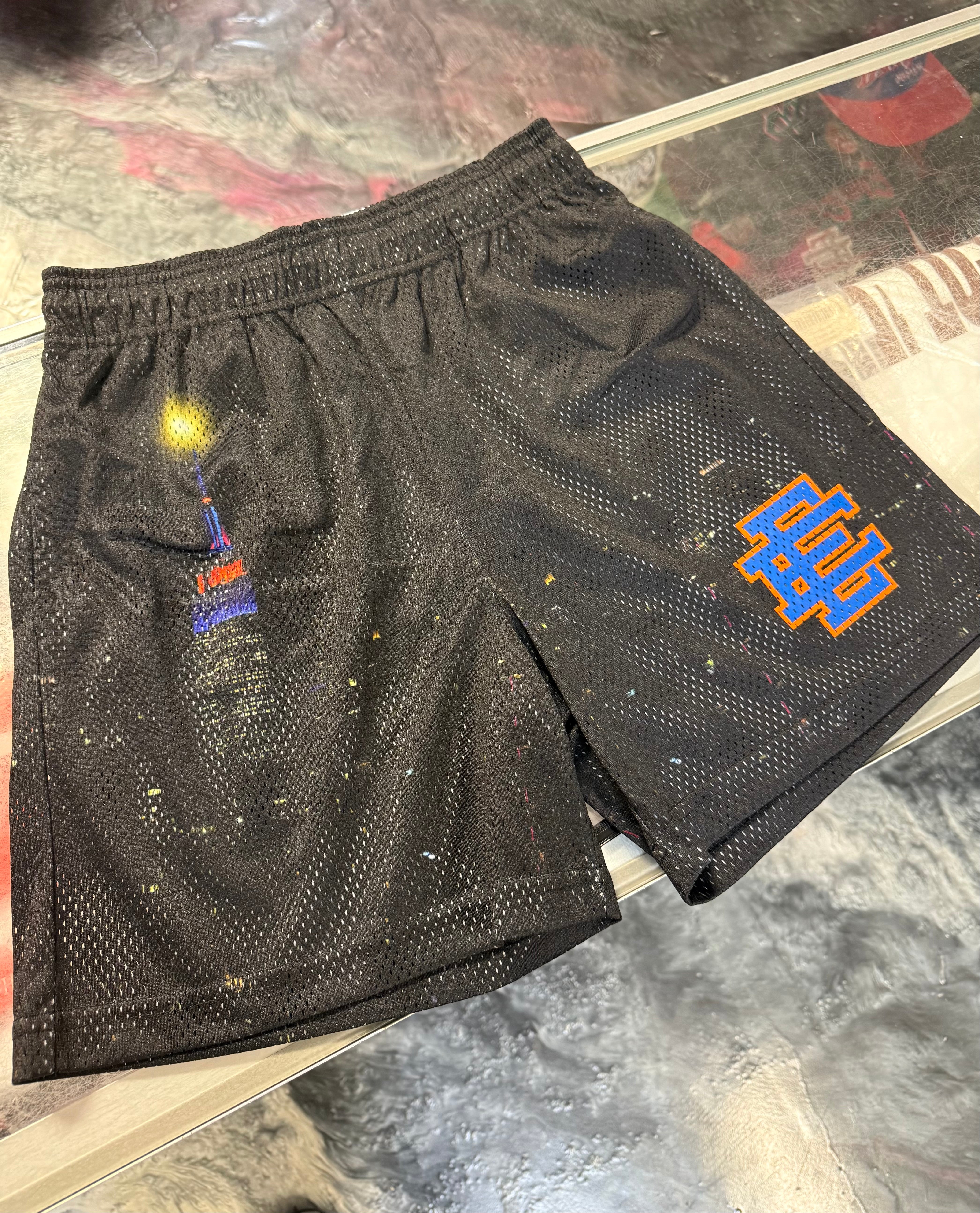 Size M Eric Emanuel EE Shorts “NY Empire City” Brand New