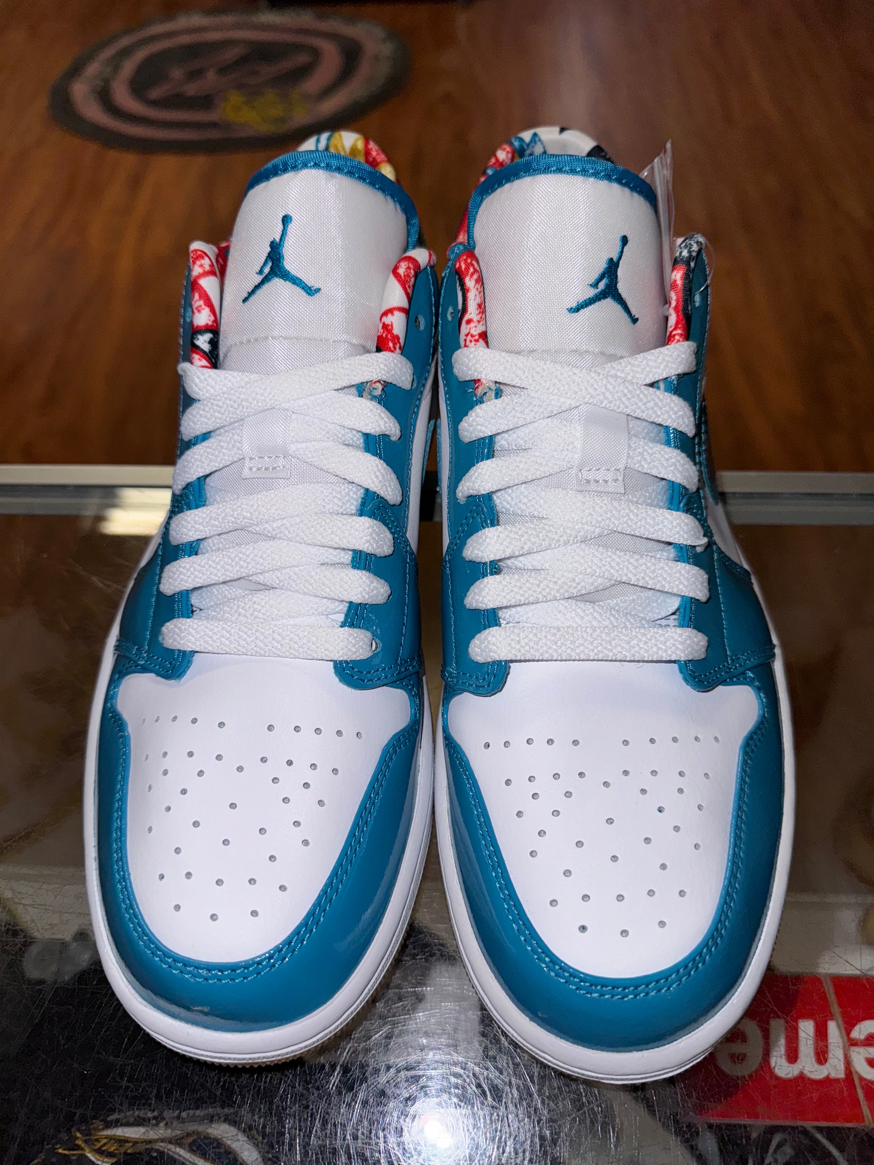 Size 10 Air Jordan 1 Low SE “Cyber Teal” Brand New