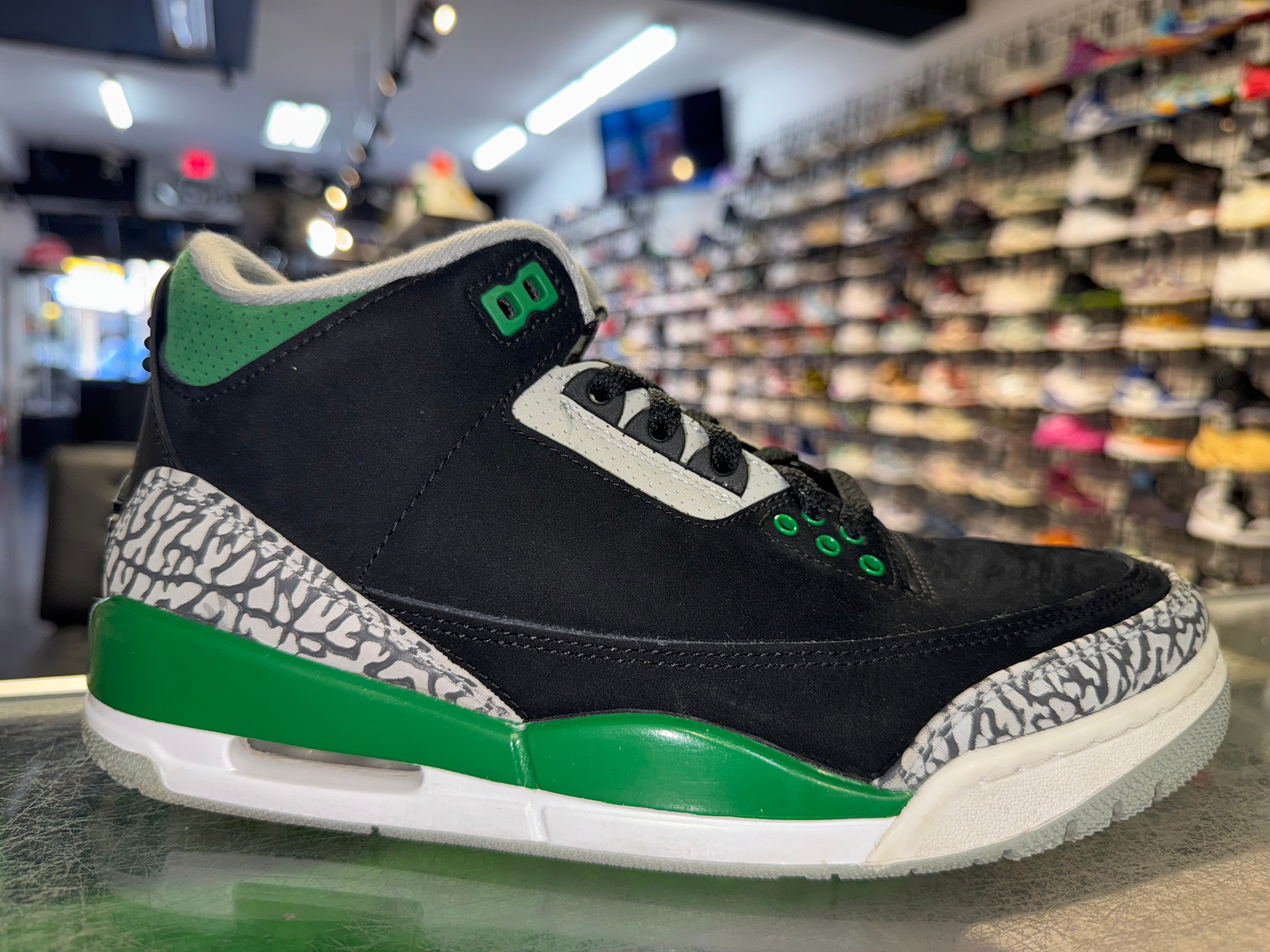Size 7.5 Air Jordan 3 "Pine Green"