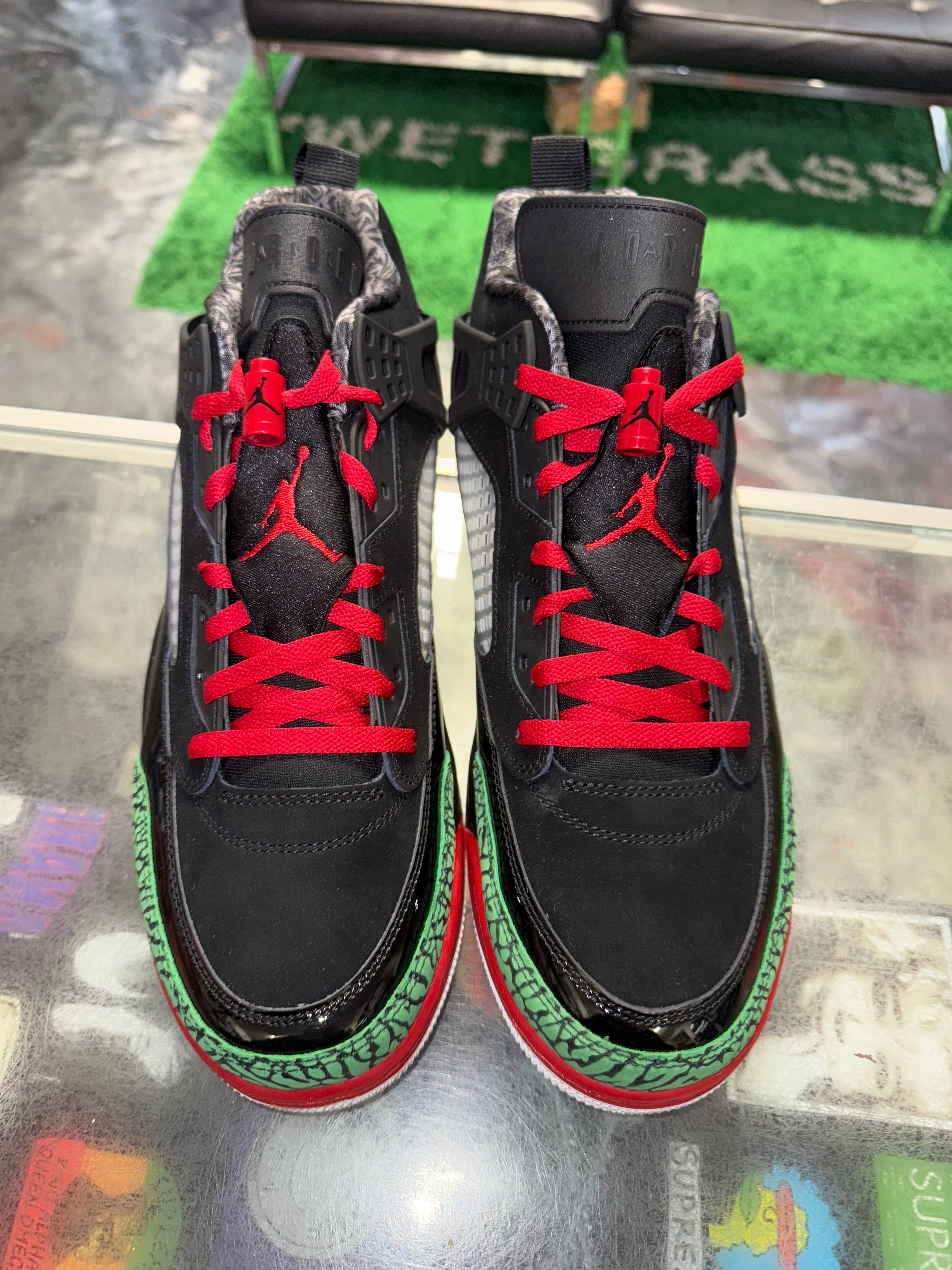 Size 13 Jordan Spizike Low “Black Classic Green” Brand New