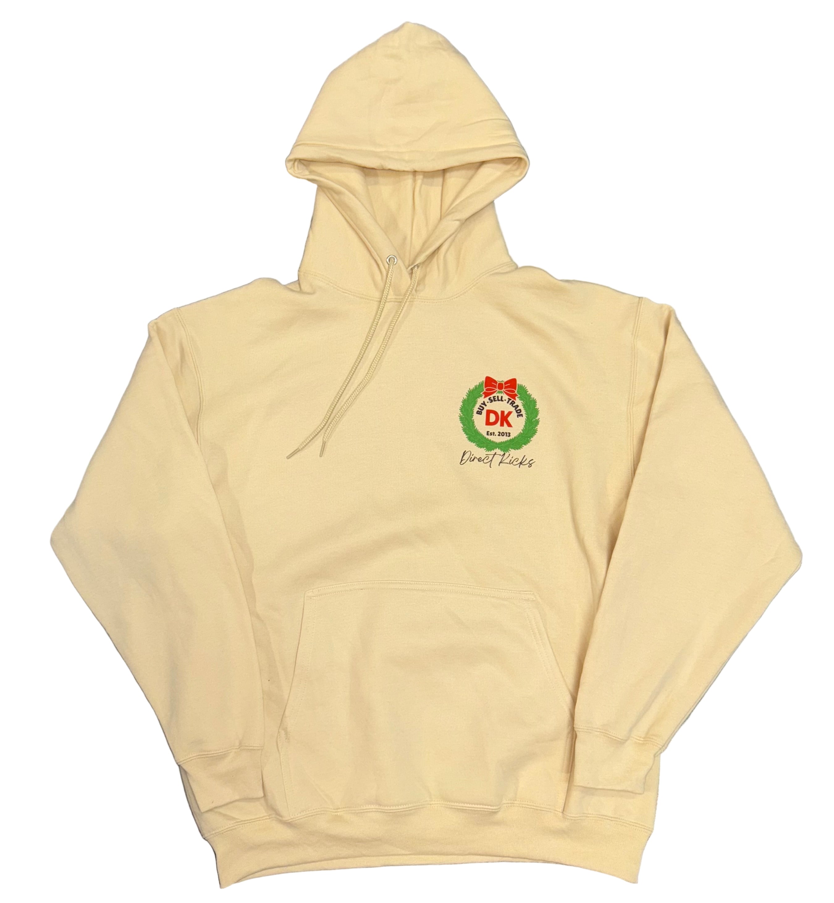 Direct Kicks 2025 Holiday Logo Hoodie "Beige" Brand New