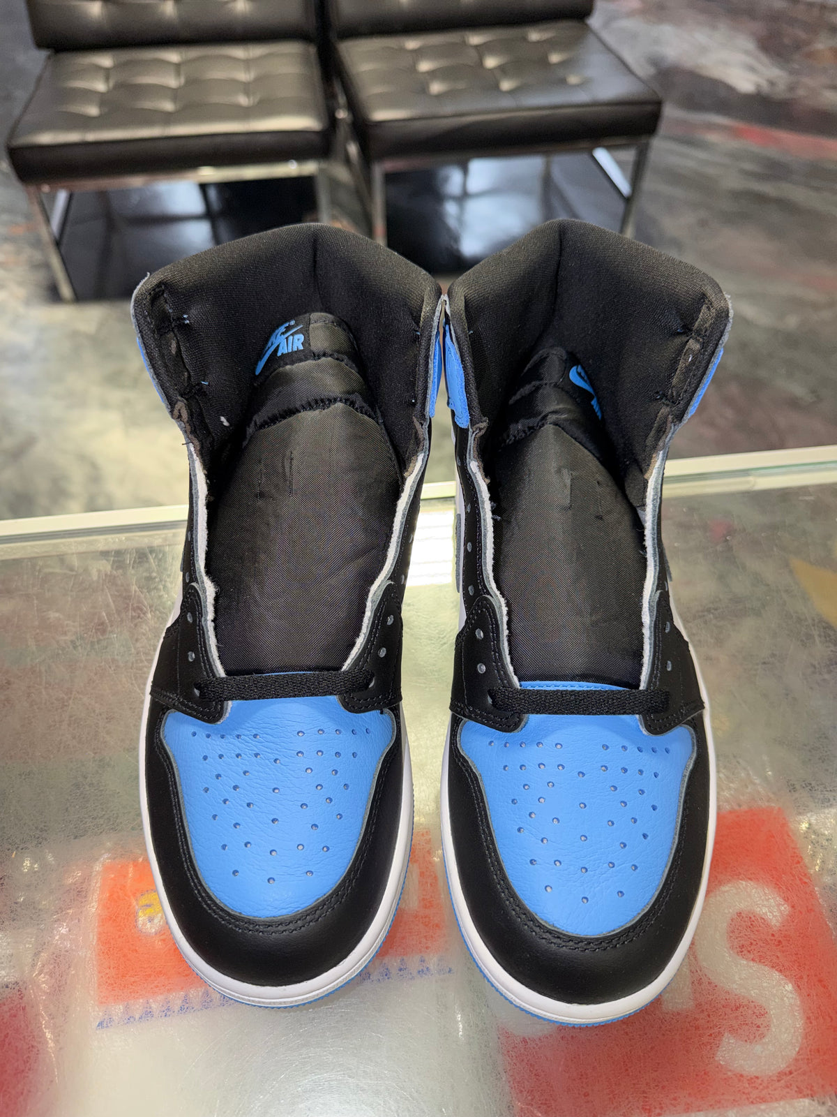 Size 9 Air Jordan 1 "UNC Toe" Brand New