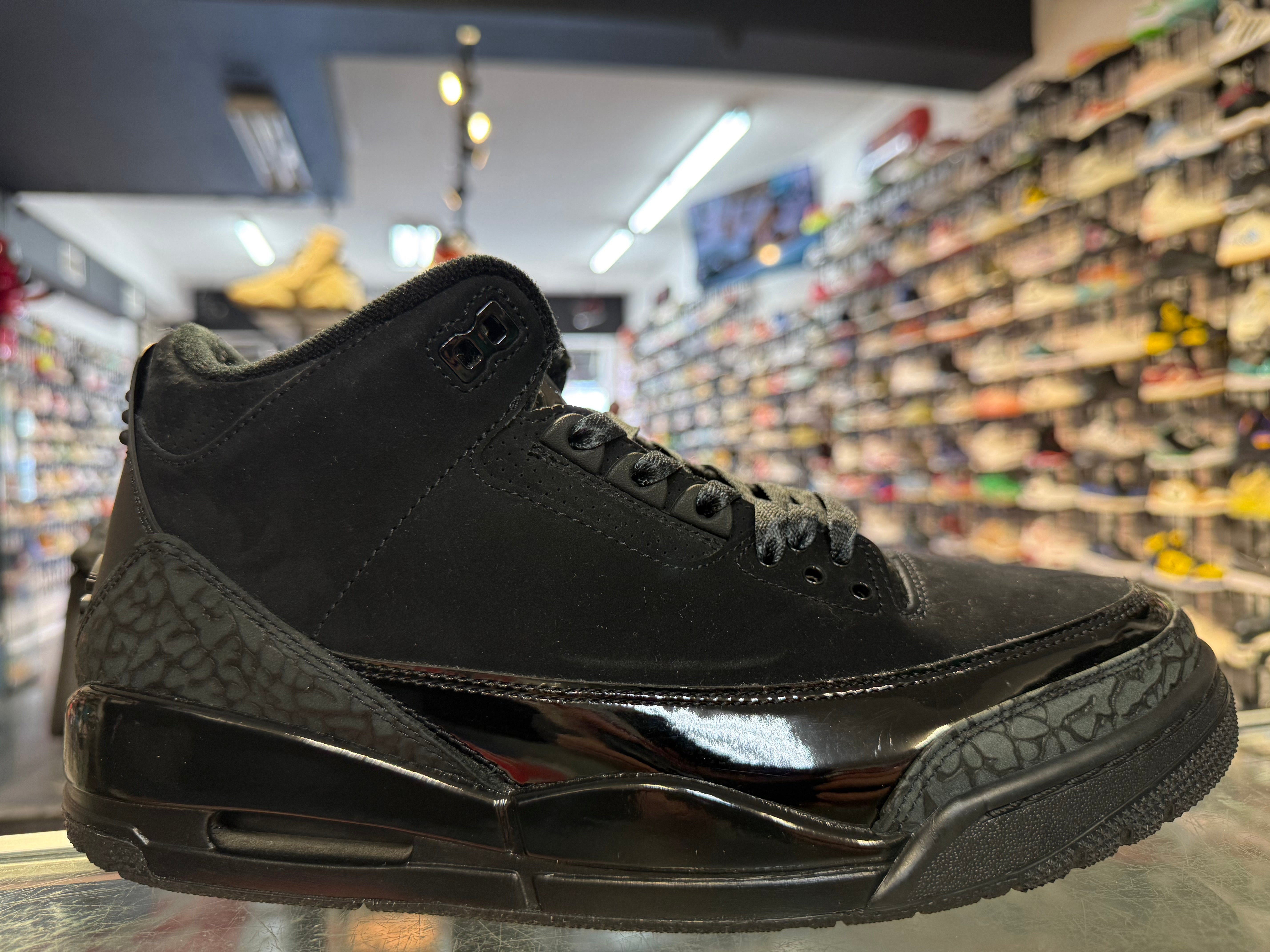 Size 9.5 Air Jordan 3 “Black Cat”