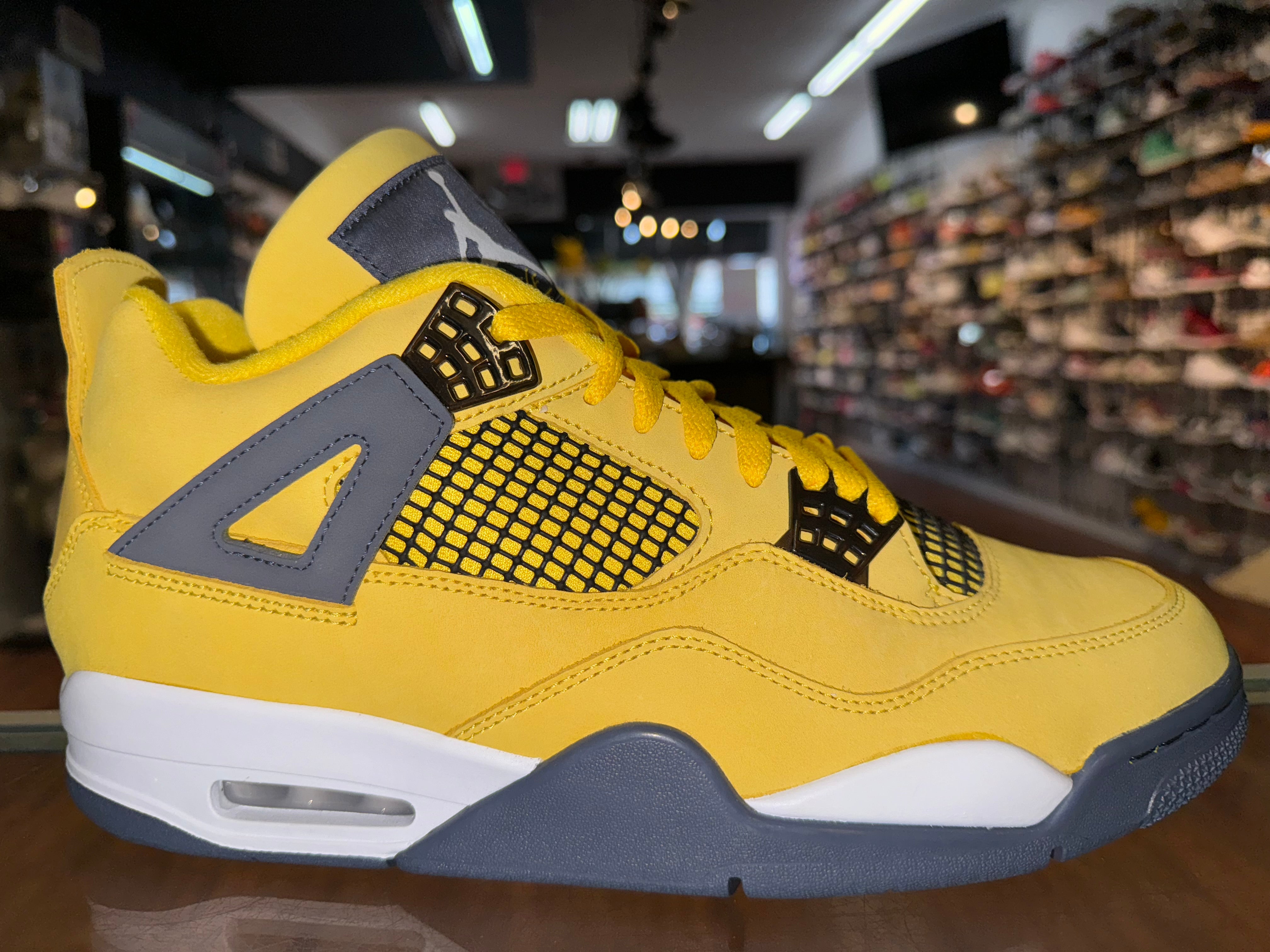 Size 9 Air Jordan 4 “Lightning” Brand New