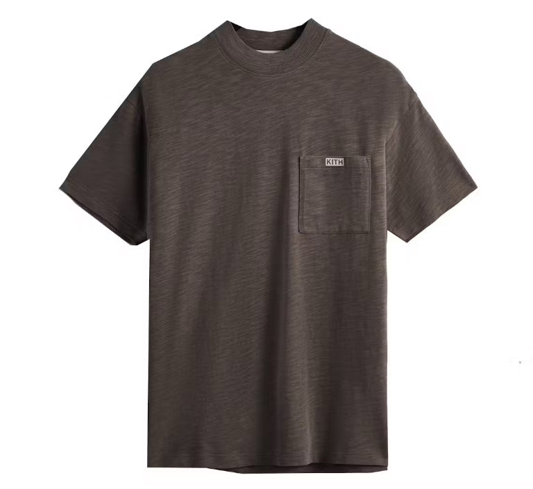 Size XL Kith JFK Pocket Tee “Overcast” Brand New