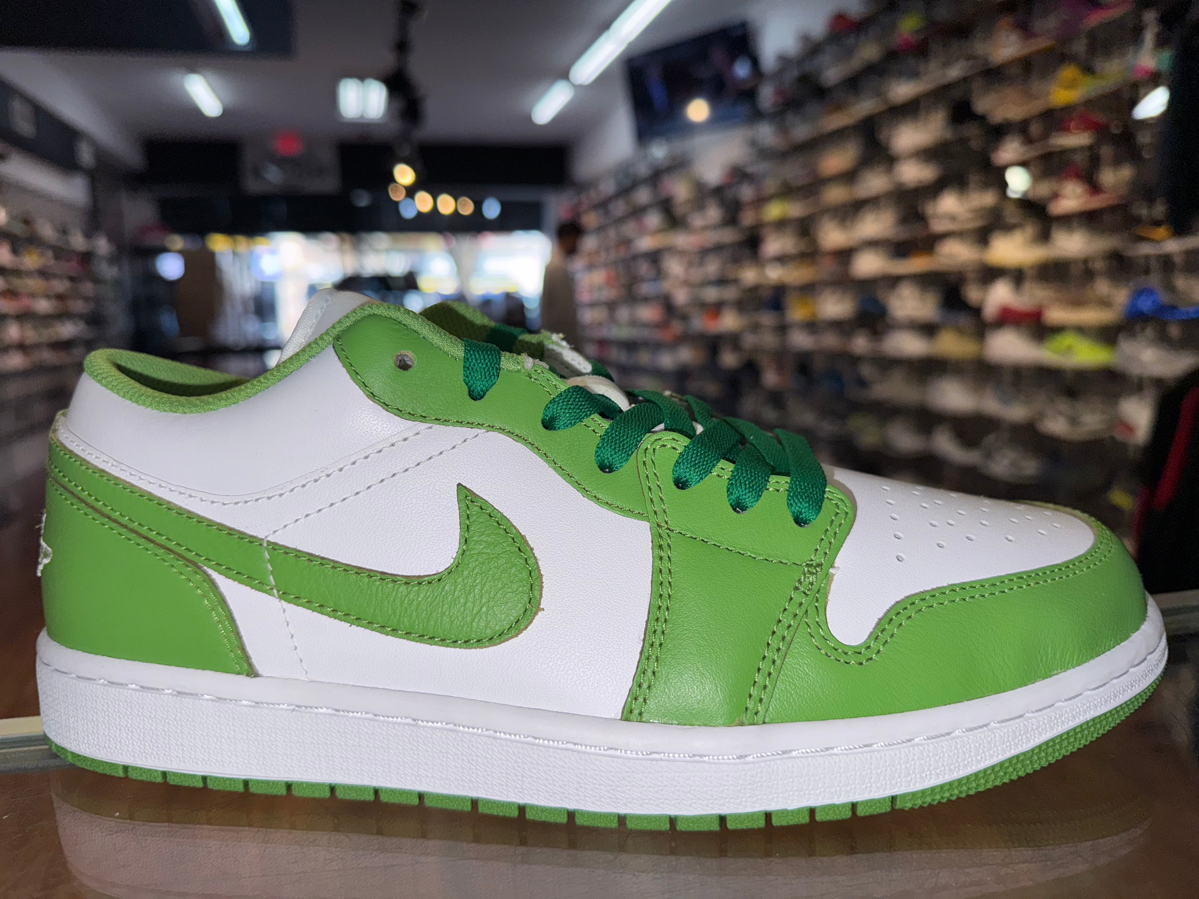 Size 10 Air Jordan 1 Low "Chlorophyll" Brand New
