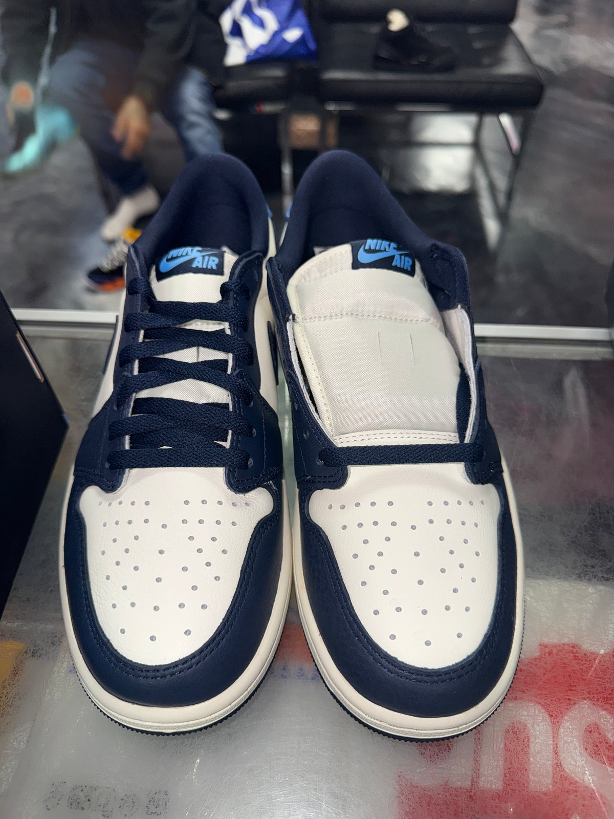 Size 10.5 Air Jordan 1 Low “Obsidian” Brand New