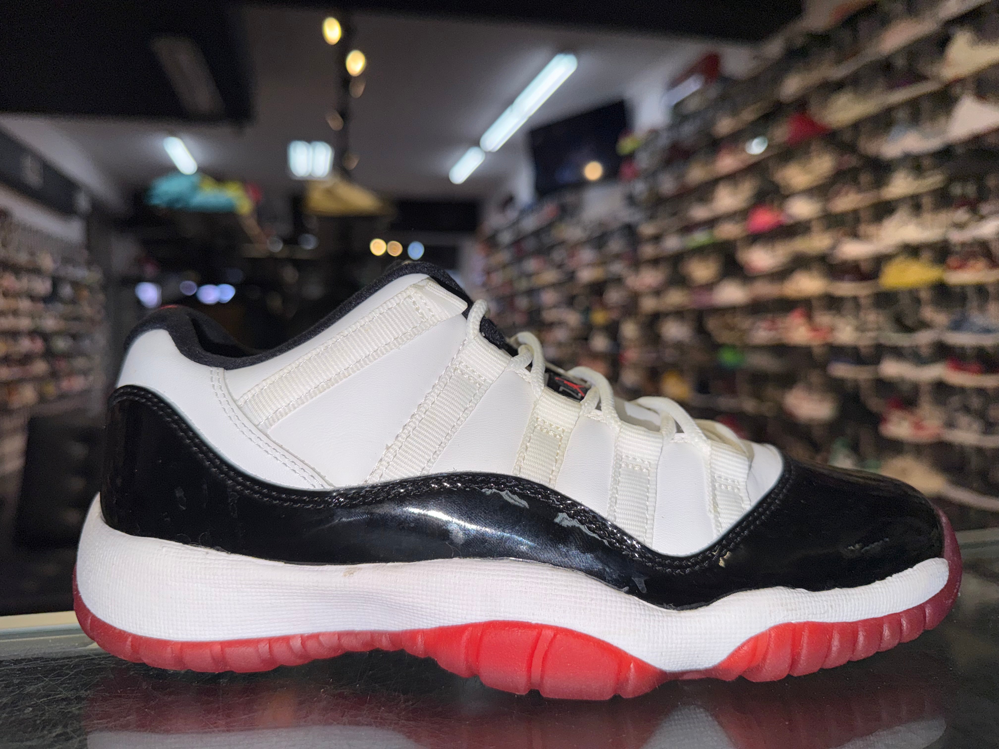 Size 5y Air Jordan 11 Low "Concord Bred"