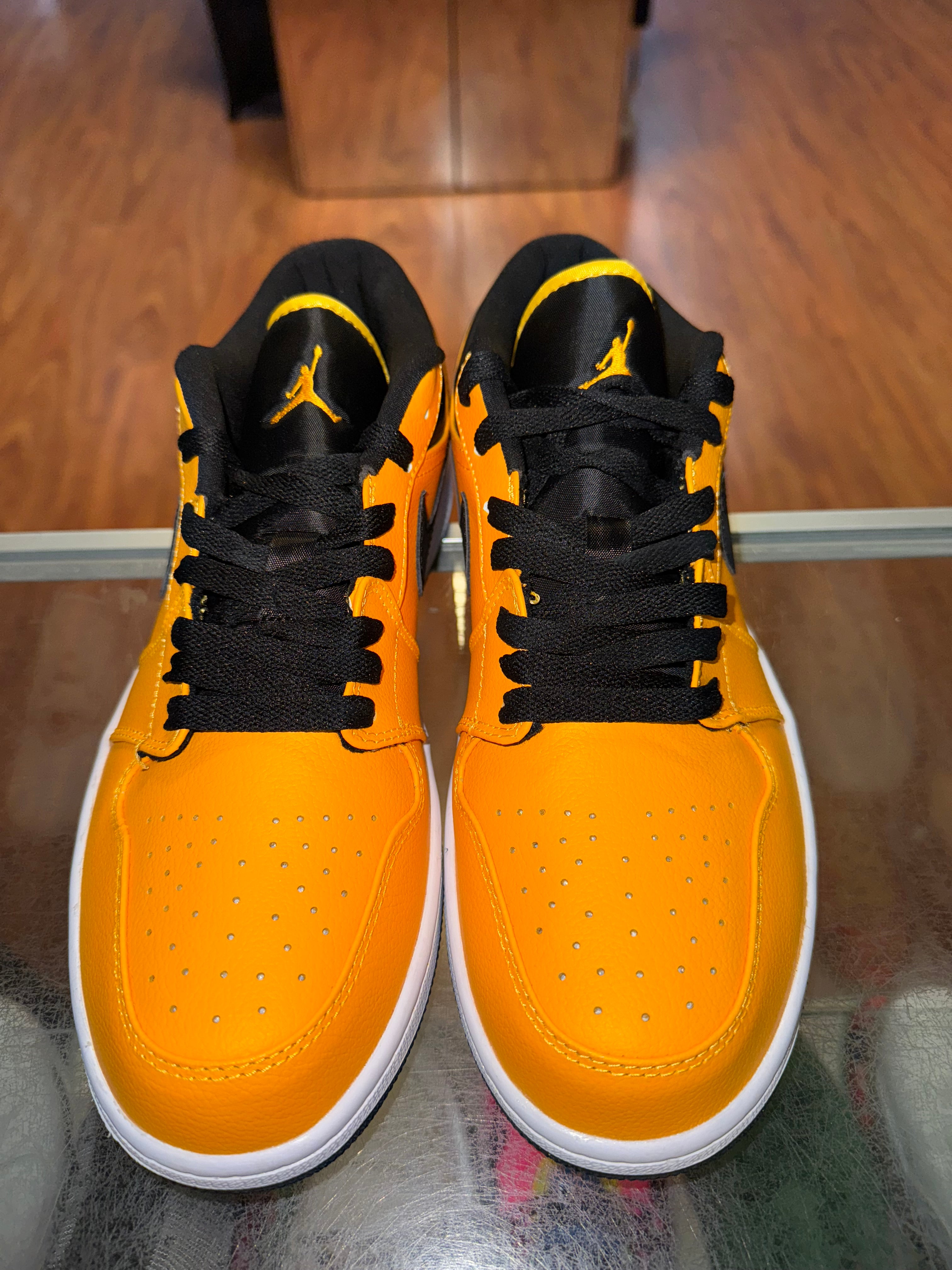 Size 10 Air Jordan 1 Low "University Gold" Brand New