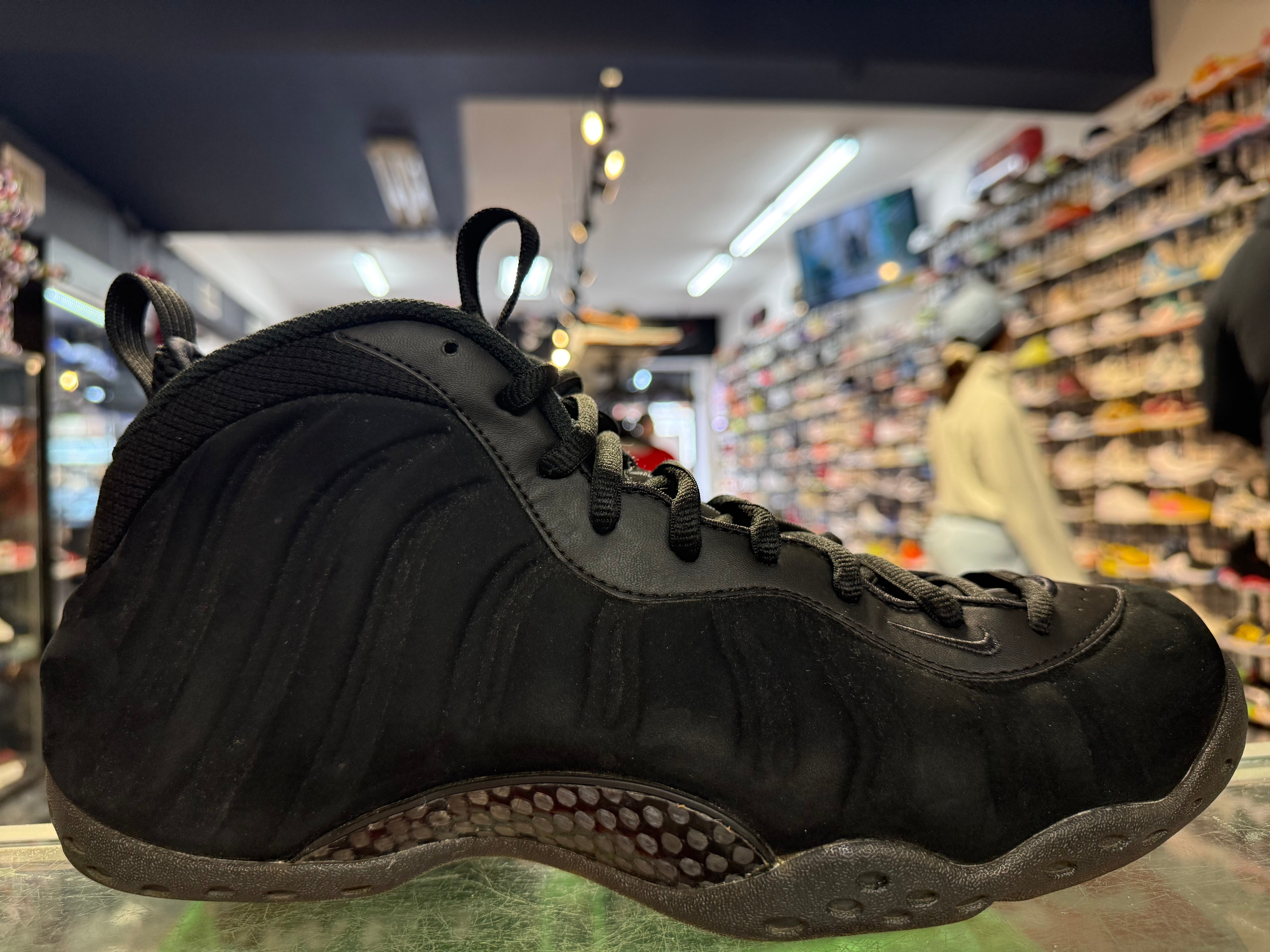 Size 12 Foamposite One "Black Suede"