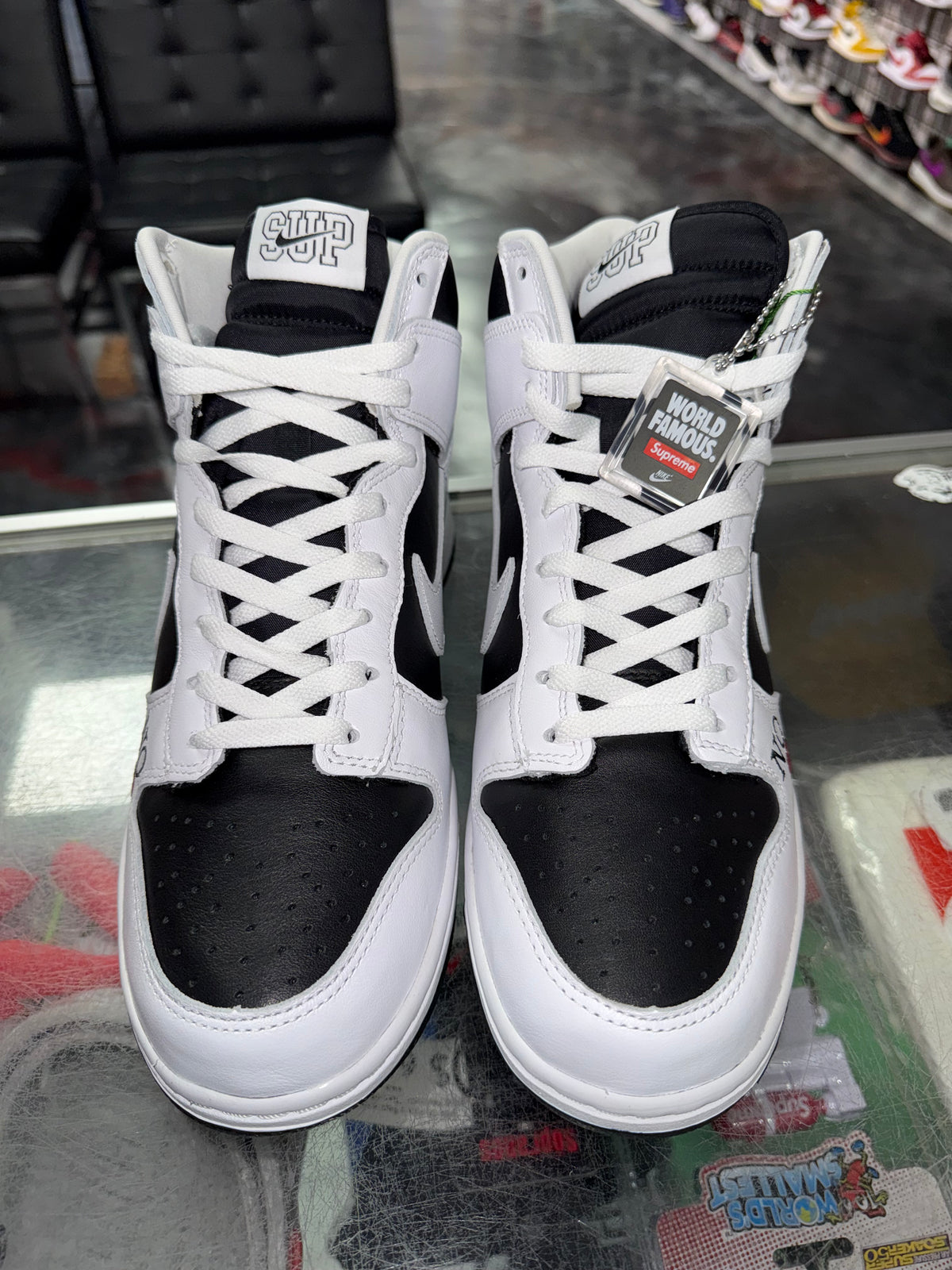 Size 10 Dunk High SB Supreme By Any Means “Black” Brand New