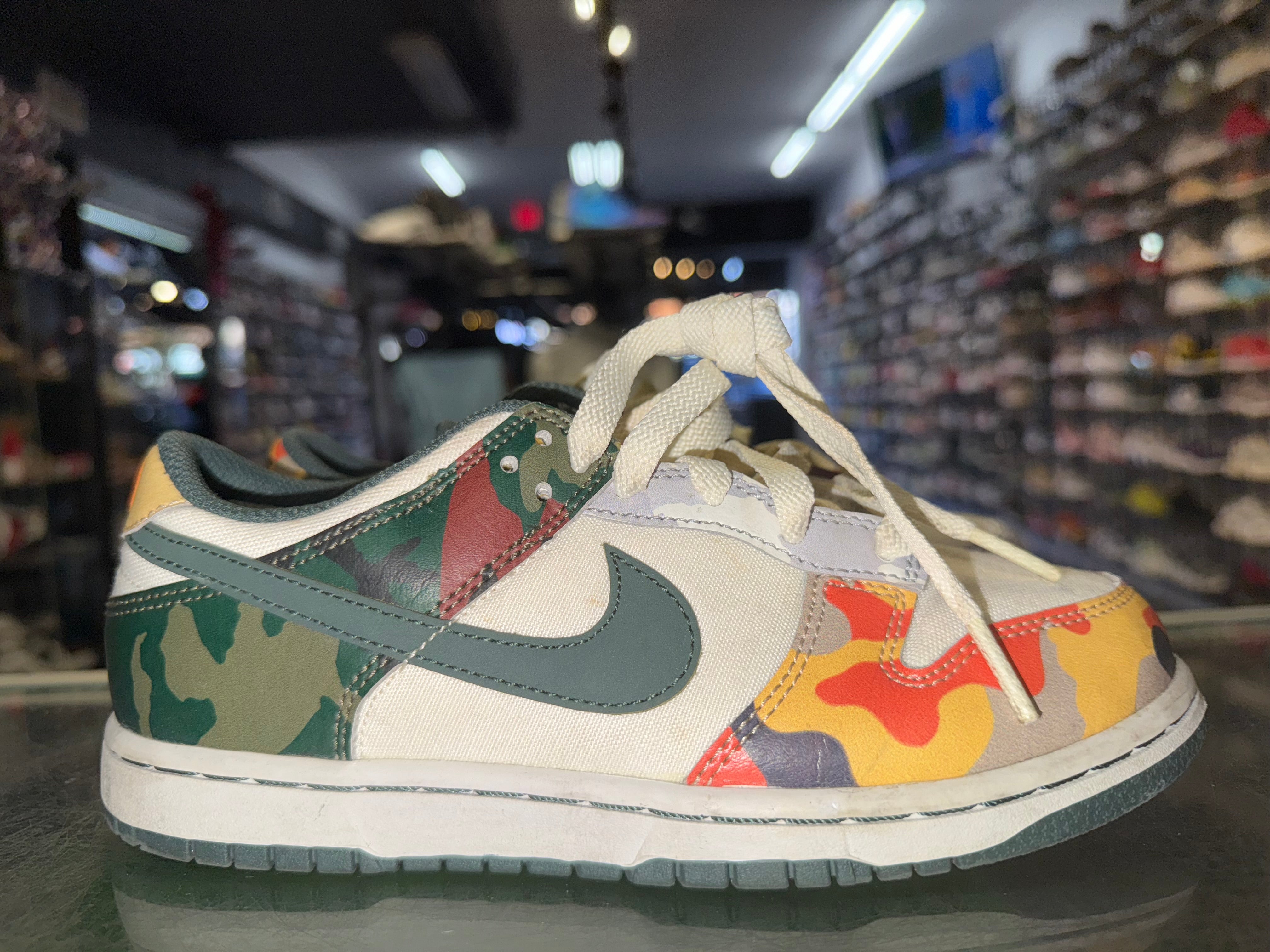 Size 3y DunK Low "Multi Camo" - NB