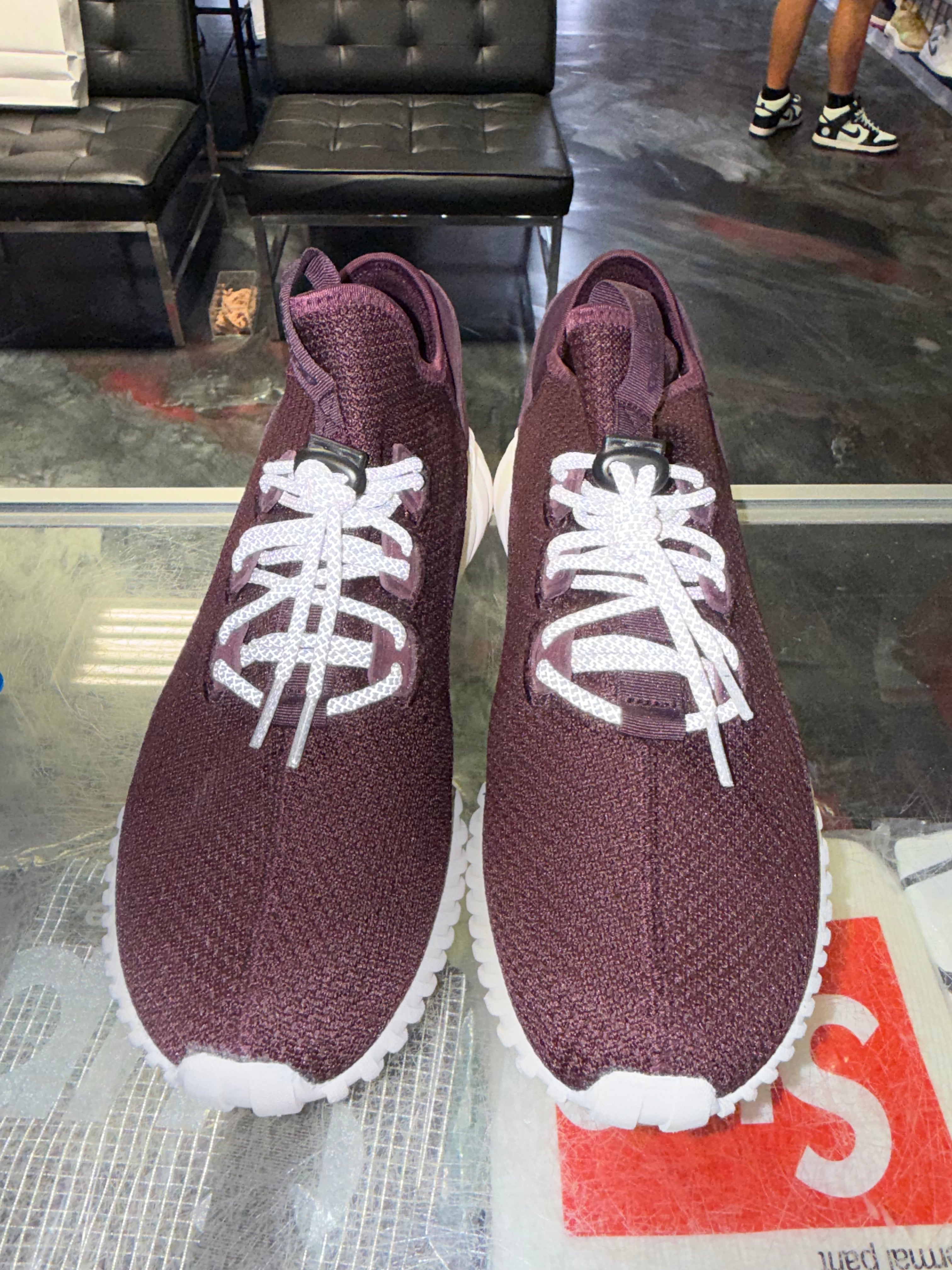 Size 11 Adidas Tubular Doom Maroon