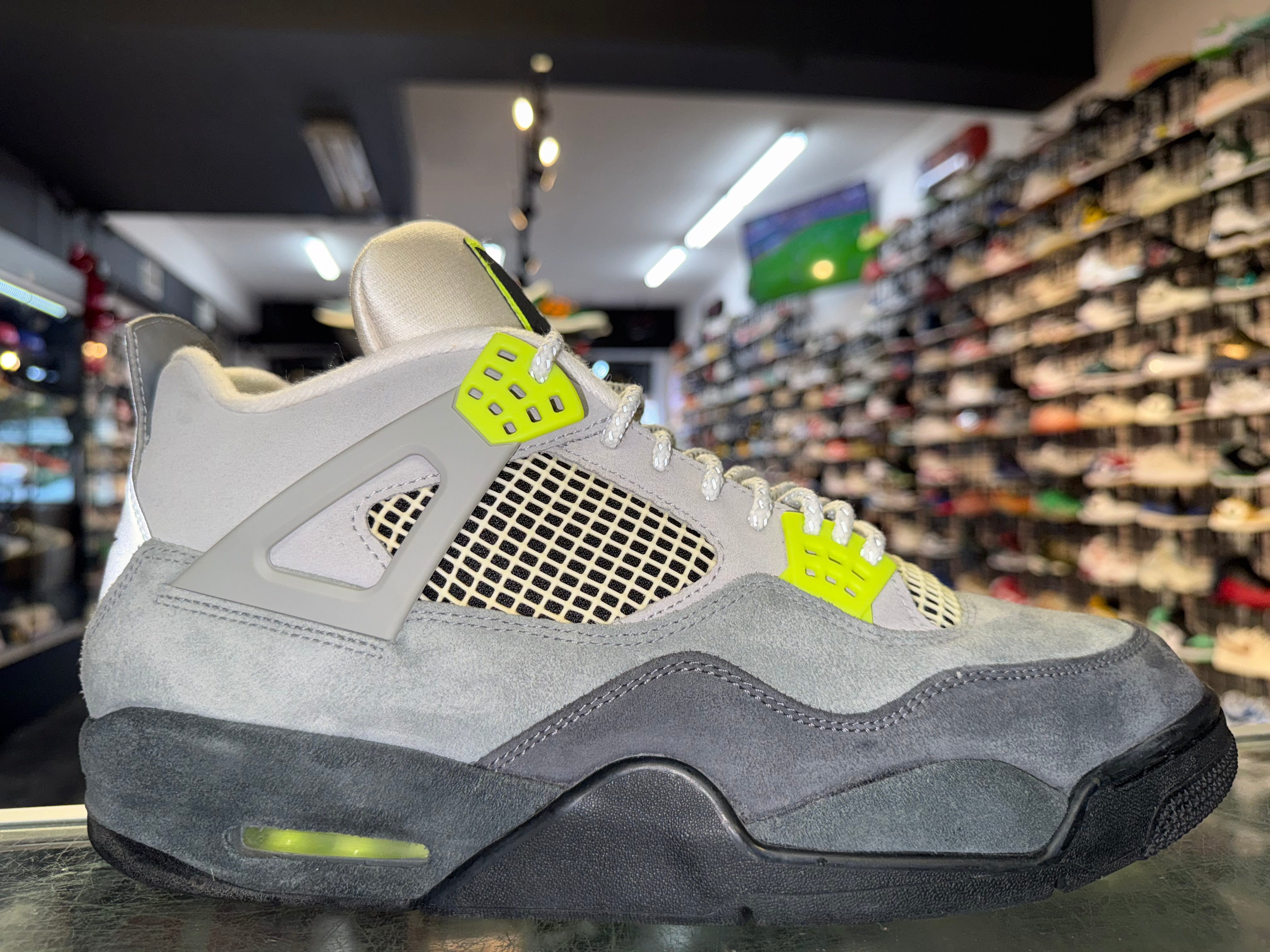 Size 13 Air Jordan 4 "Neon 95"
